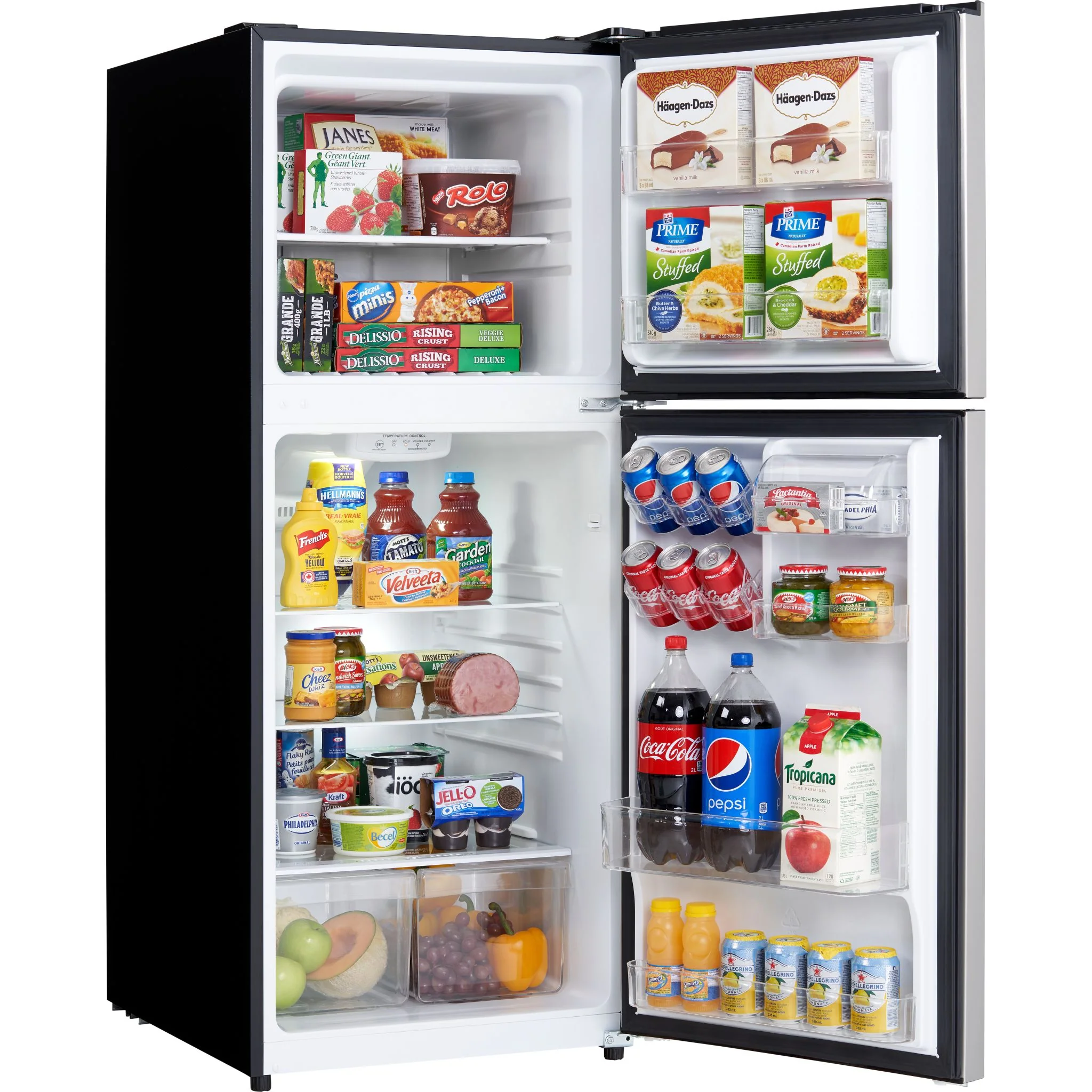 Danby 10.1 cu. ft. Top Mount Apartment Size Fridge  -Stainless Steel (DFF101B1BSLDB) - Image 4