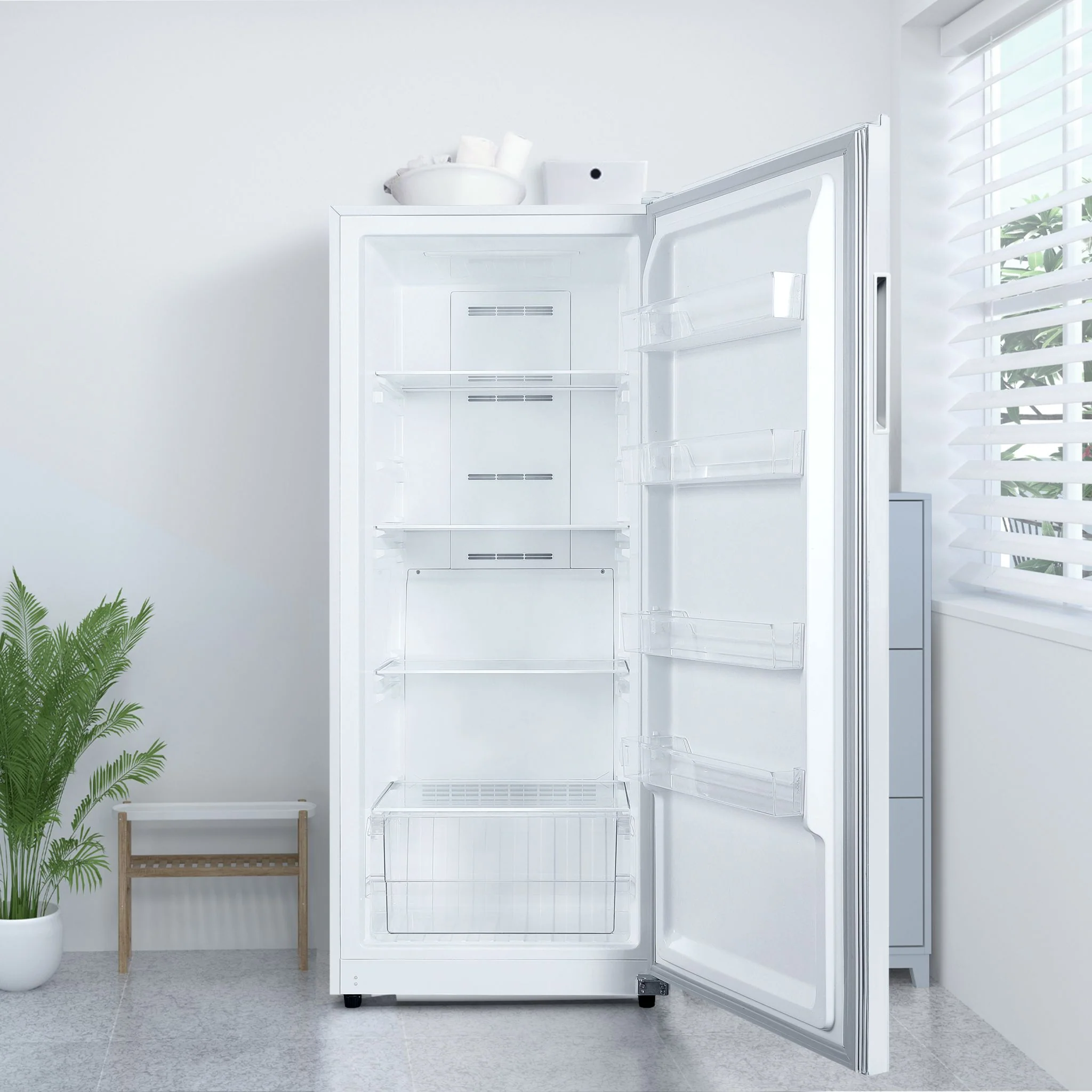 Danby 14.0 cu. ft. Frost Free Convertible Upright Freezer  -White (DUF140A1WDB) - Image 12
