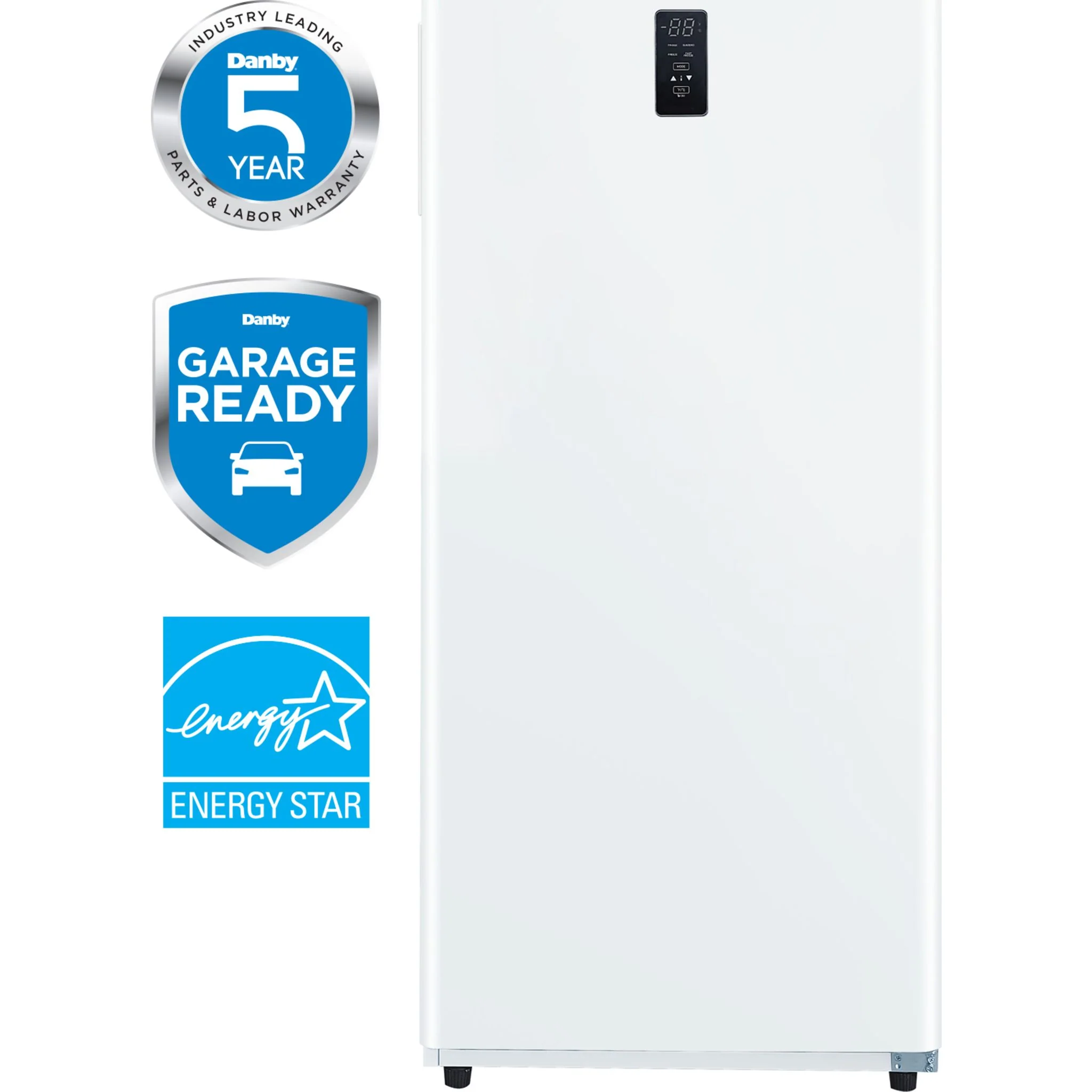 Danby 14.0 cu. ft. Frost Free Convertible Upright Freezer  -White (DUF140A1WDB) - Image 3