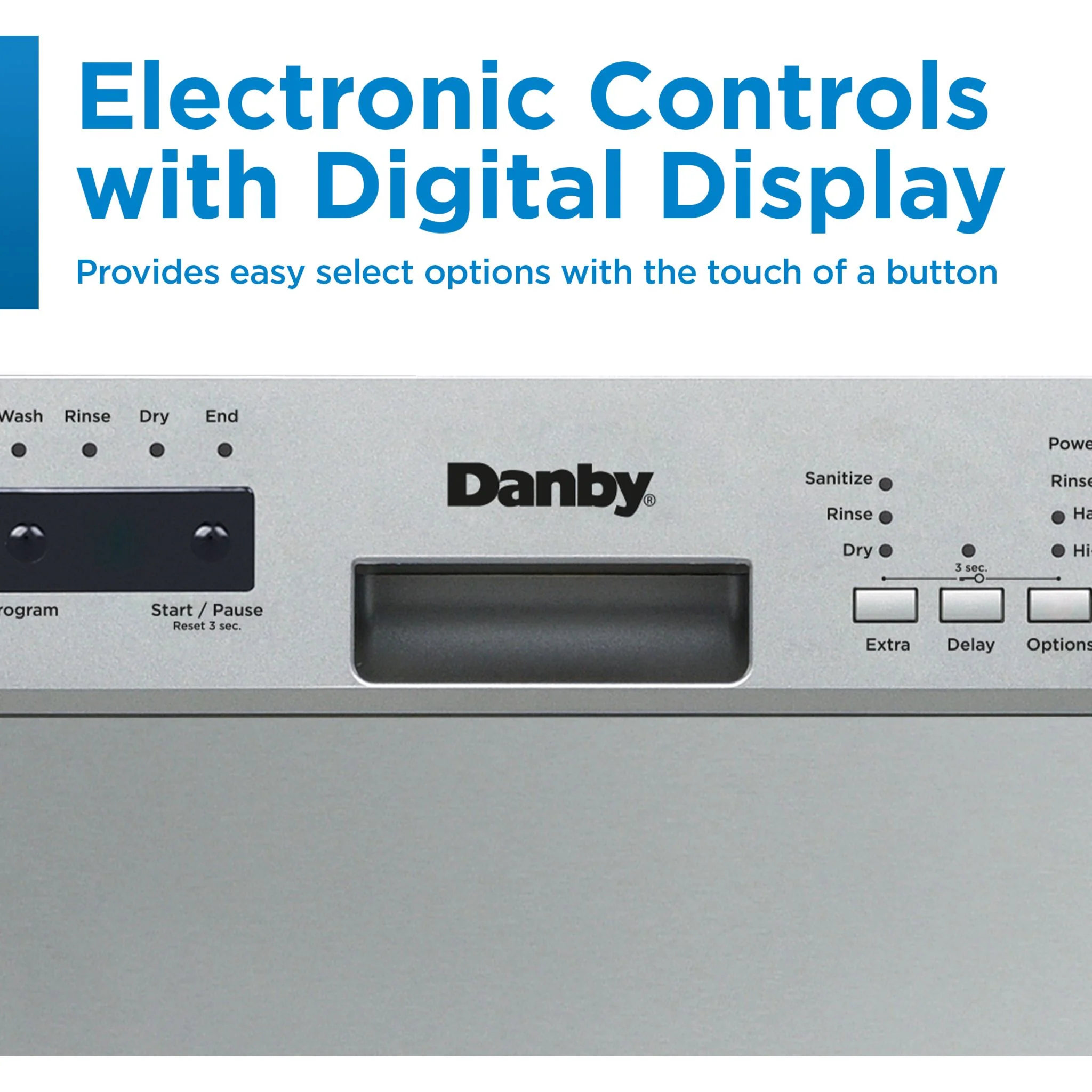 Danby 18? Wide Built-in Dishwasher  -Stainless Steel (DDW18D1ESS) - Image 11