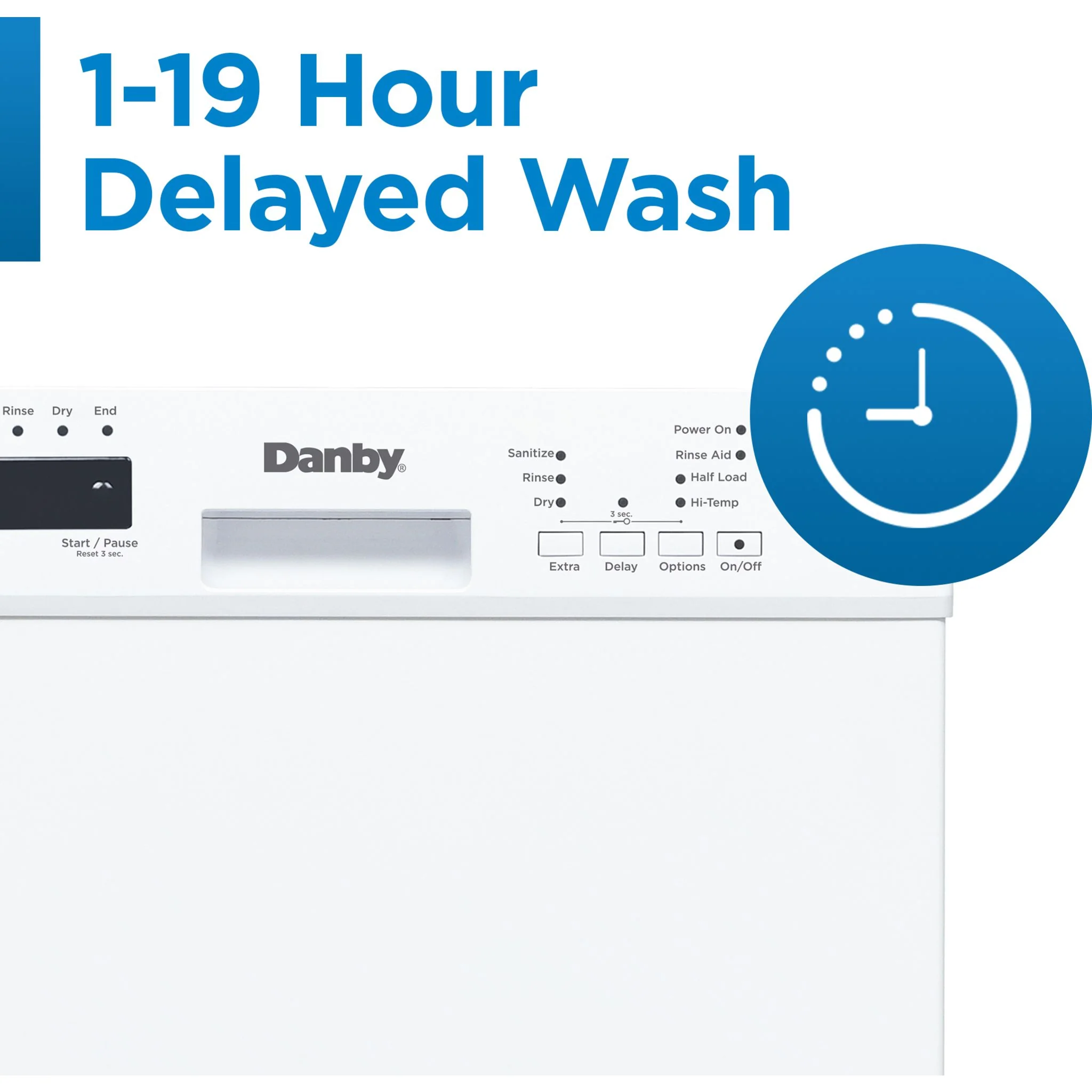 Danby 18? Wide Built-in Dishwasher  -White (DDW18D1EW) - Image 15