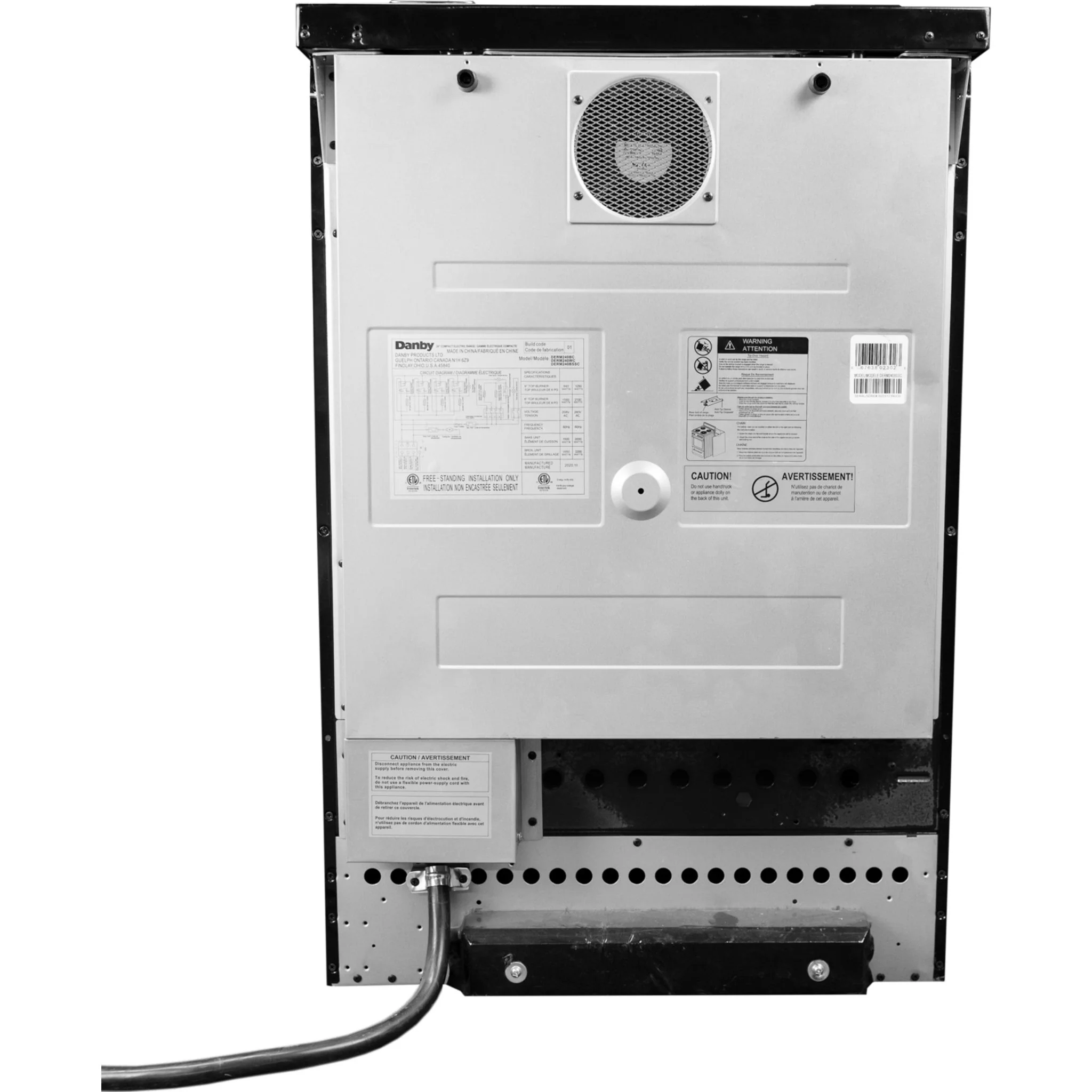 Danby 24? TruAirFry Smooth top Slide-in Electric Range  -Stainless Steel (DRCA240BSSC) - Image 7