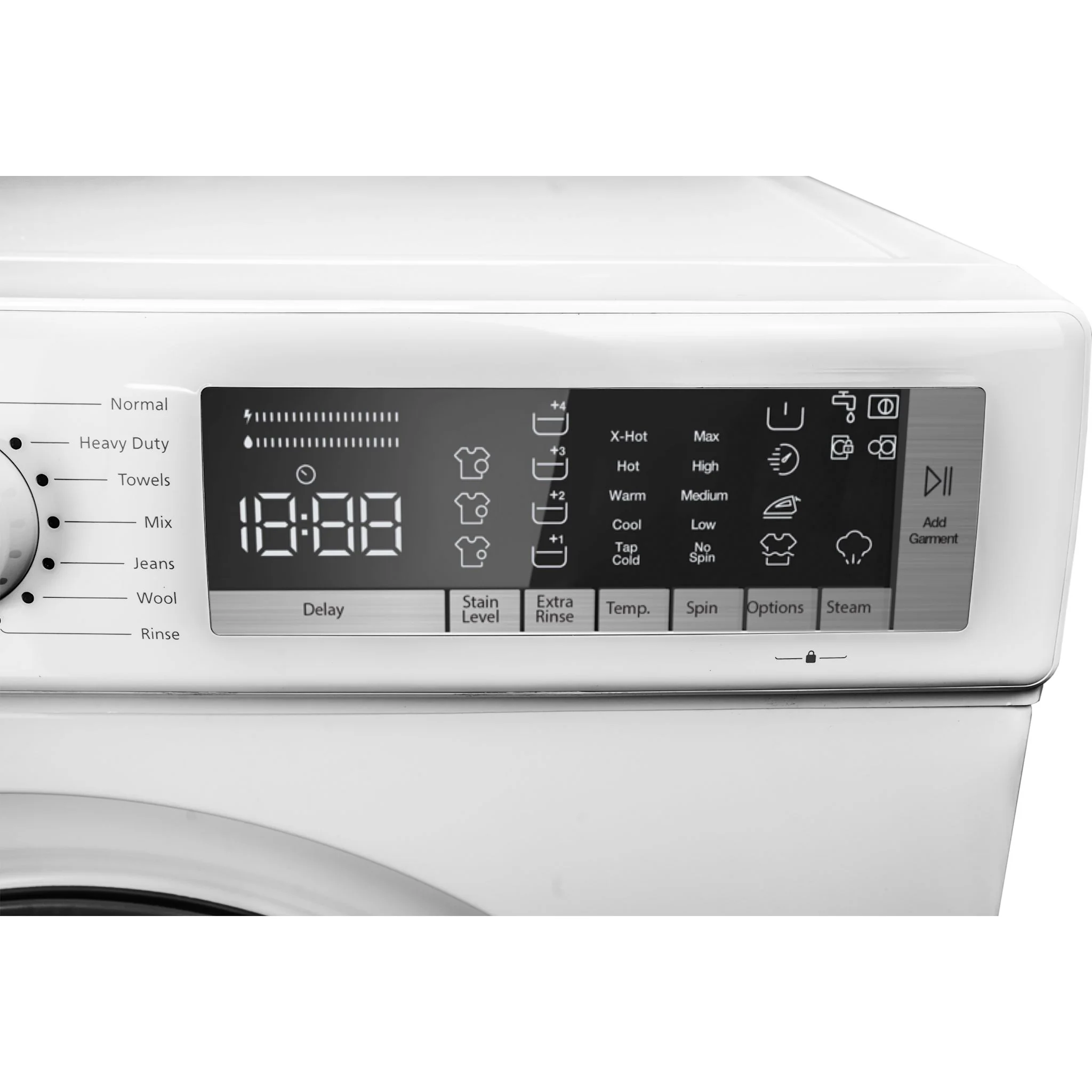 Danby 24-inch, 2.2 cu. ft. Stackable Front Load Washer with Steam in  -White (DWM022D3WDB) - Image 10