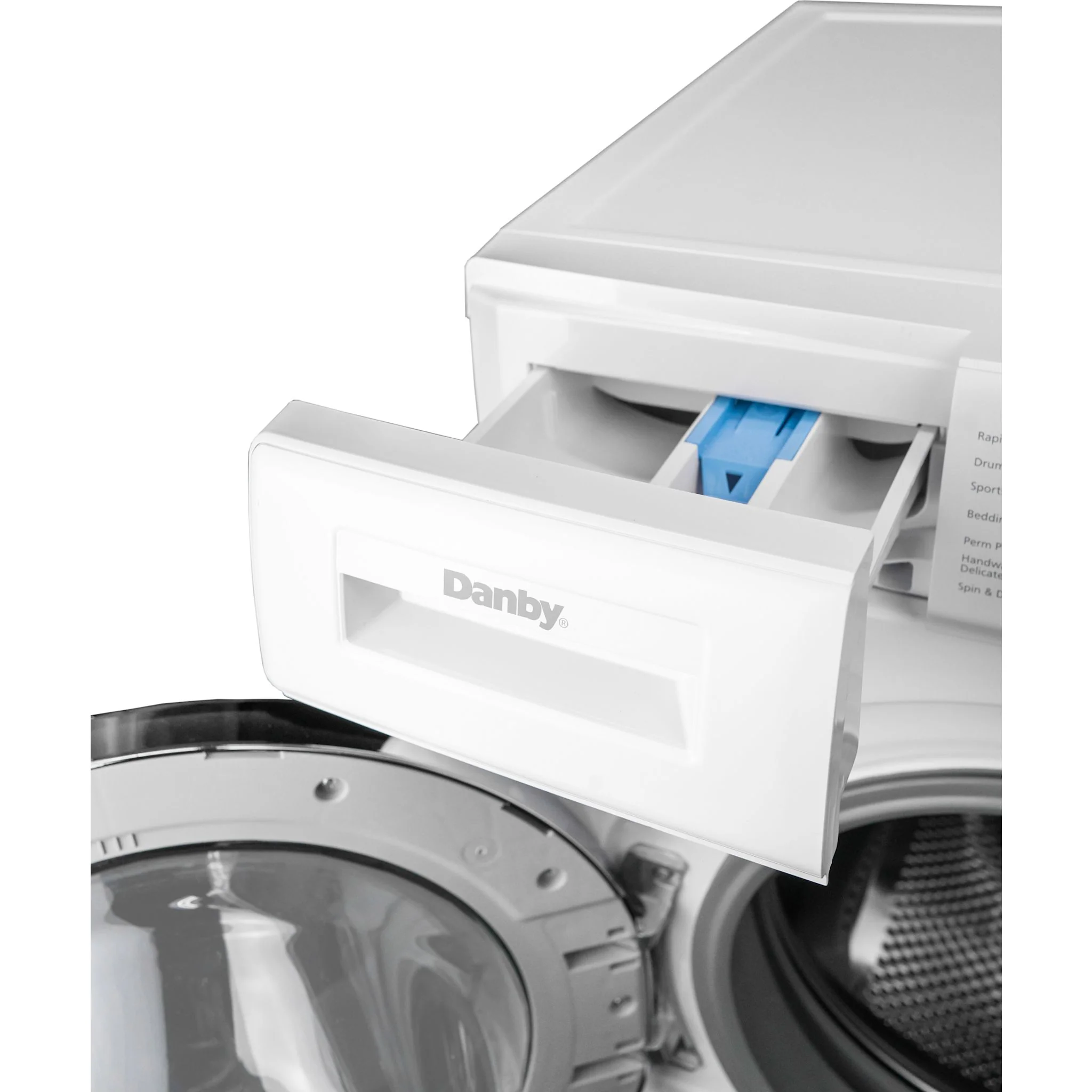Danby 24-inch, 2.2 cu. ft. Stackable Front Load Washer with Steam in  -White (DWM022D3WDB) - Image 6
