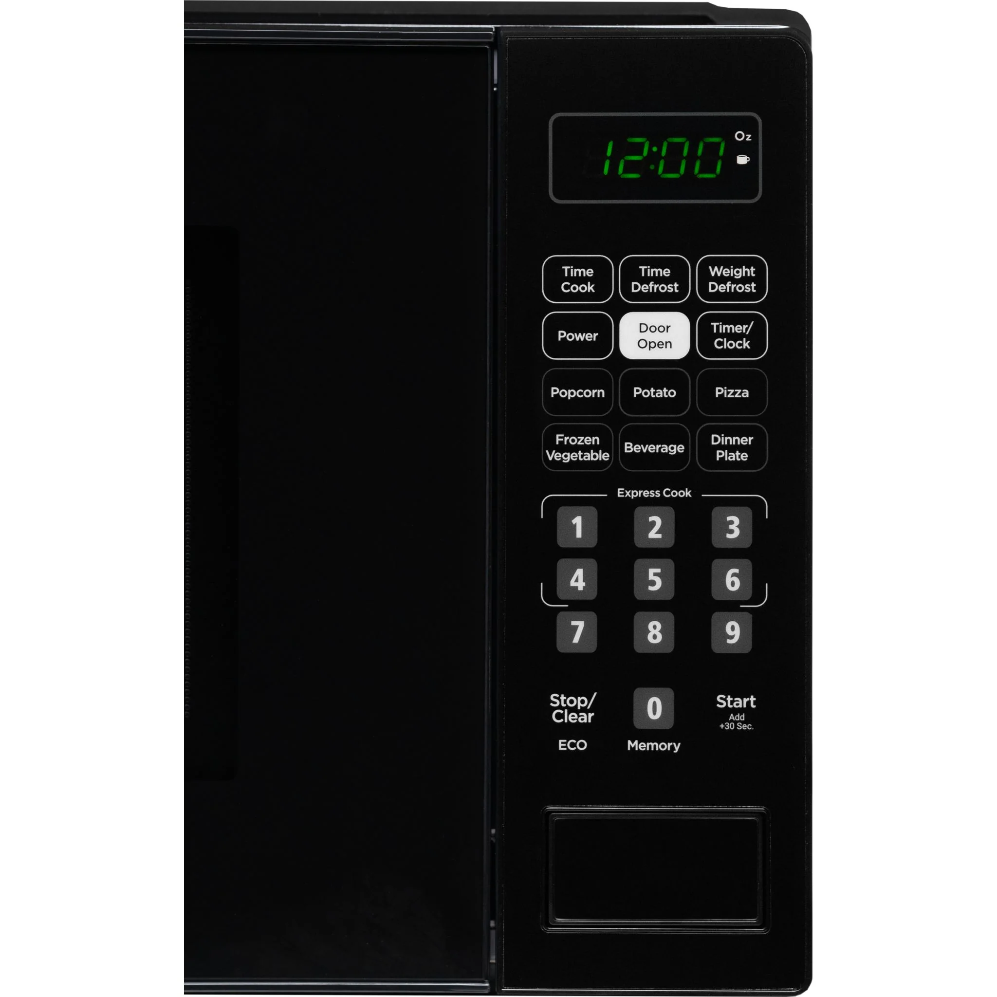 Danby 0.7 cu. ft. Countertop Microwave  -Black (DBMW0721BBB) - Image 3
