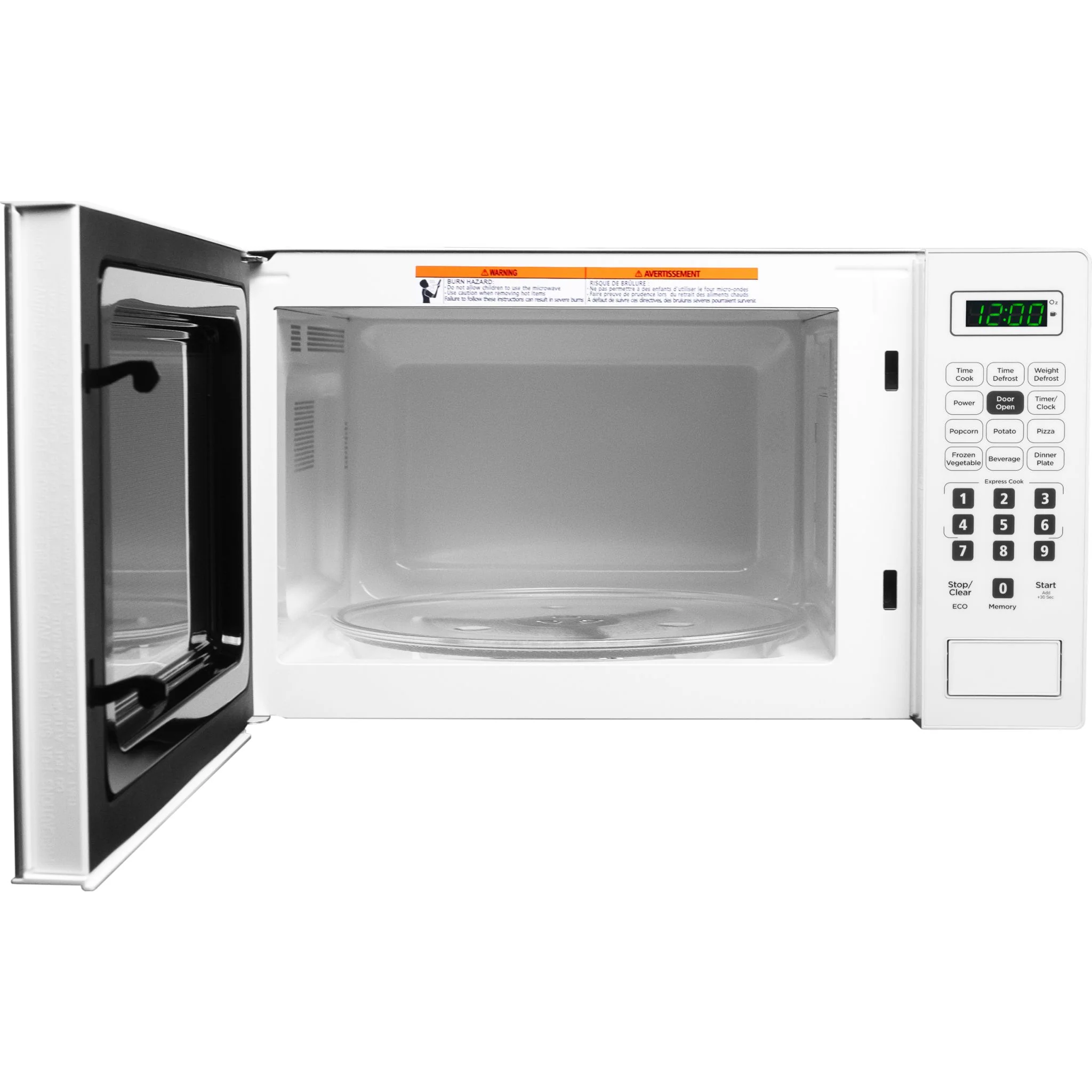 Danby 0.7 cu. ft. Countertop Microwave -White (DBMW0721BWW) - Image 3