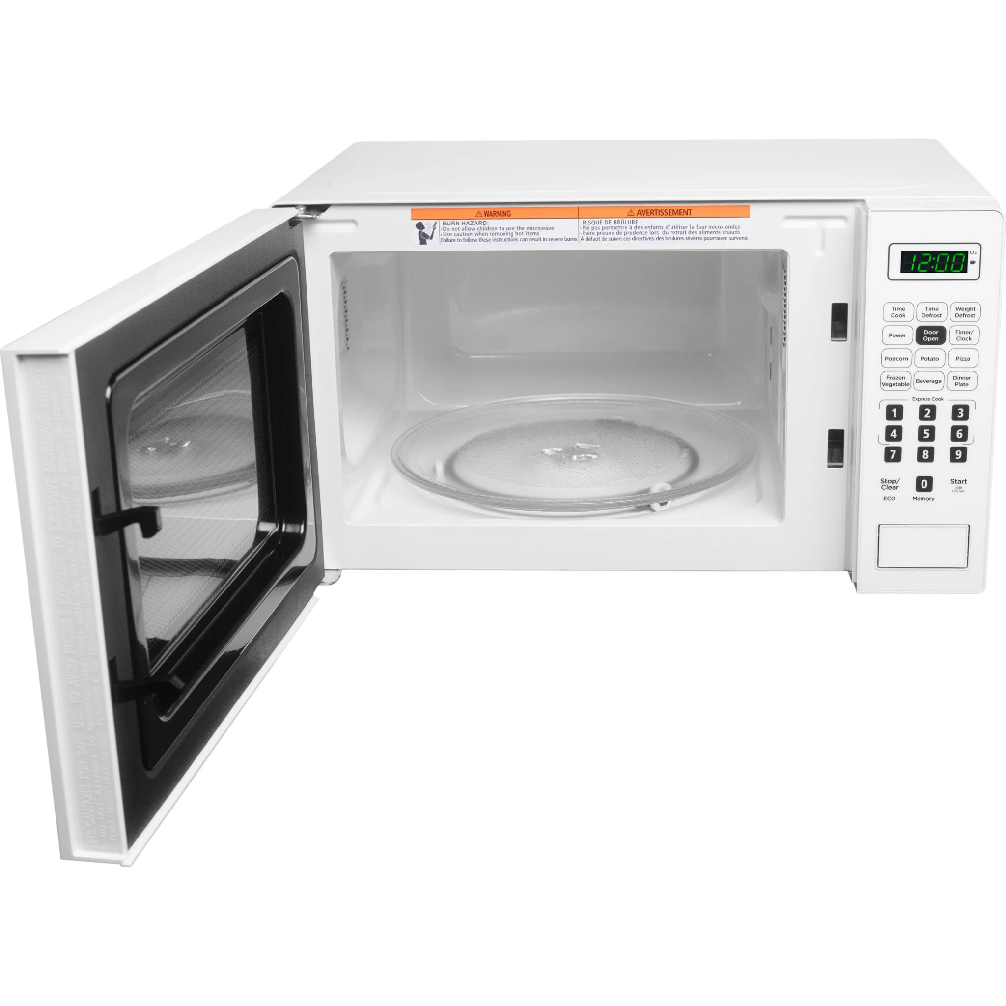 Danby 0.7 cu. ft. Countertop Microwave -White (DBMW0721BWW) - Image 4