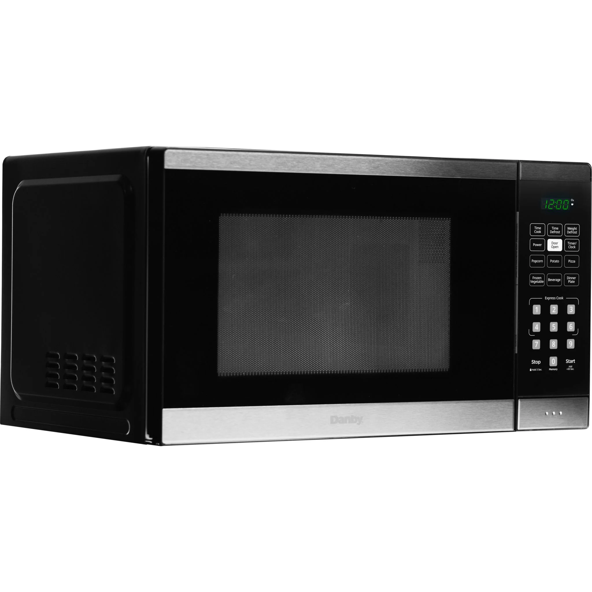 Danby 0.9 cu. ft. Countertop Microwave  -Black Stainless (DBMW0925BBS) - Image 2