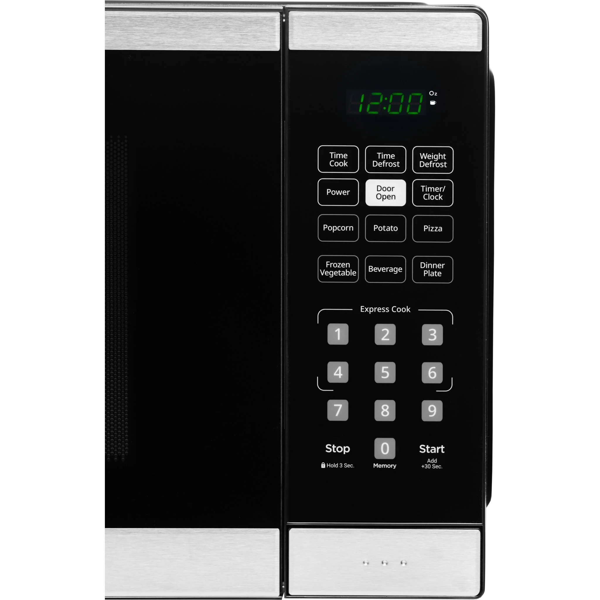 Danby 0.9 cu. ft. Countertop Microwave  -Black Stainless (DBMW0925BBS) - Image 3