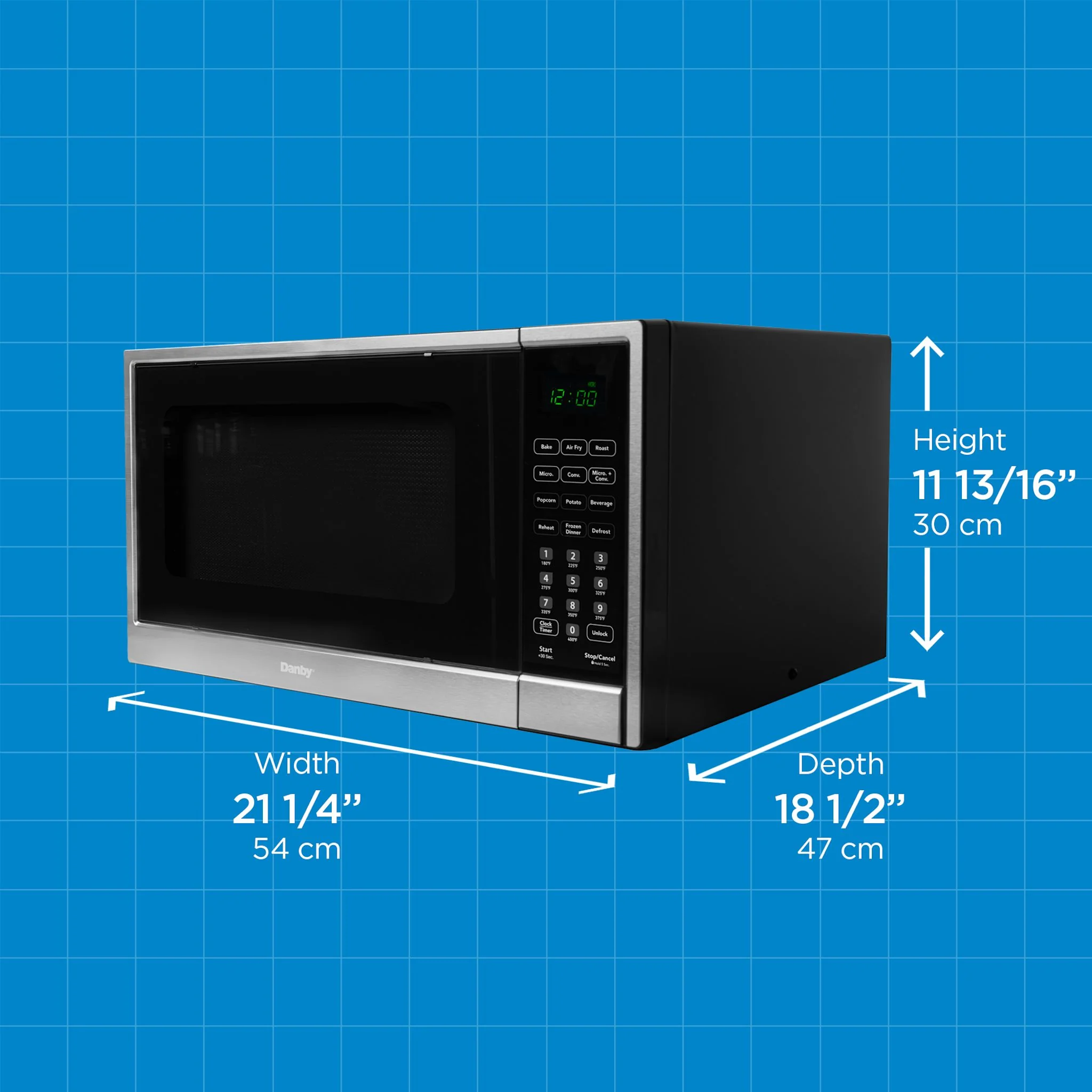 Danby Microwave (DBMW1361ABSS) - Stainless Steel - Image 21
