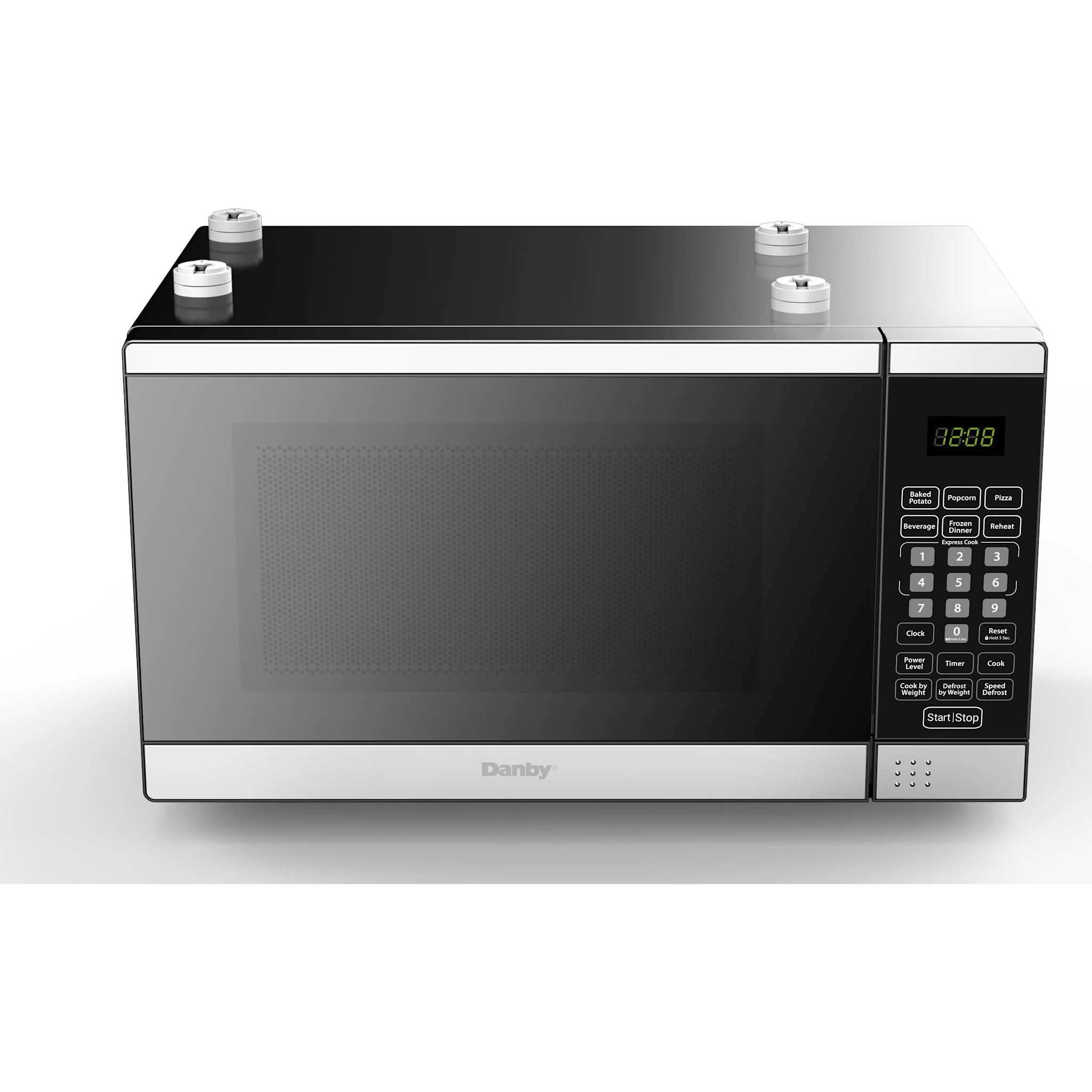 Danby Designer 0.7 cu. ft. Space Saving Under the Cupboard Microwave  -Stainless Steel (DDMW007501G1) - Image 2