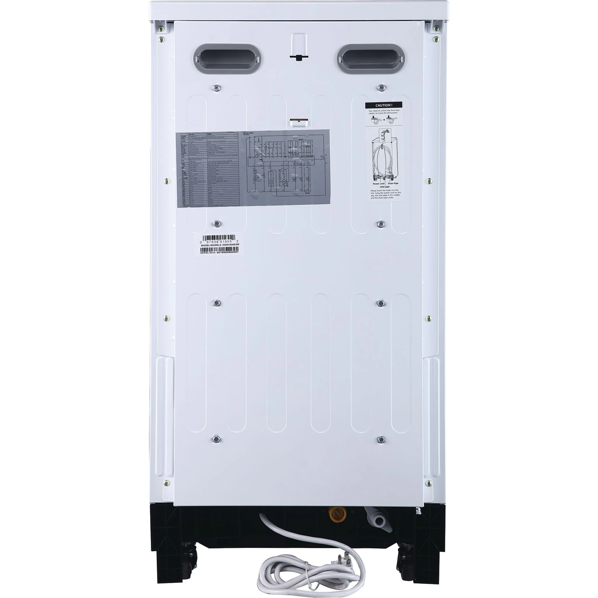 Danby Portable Dishwasher (DDW1805EWP) - White - Image 3