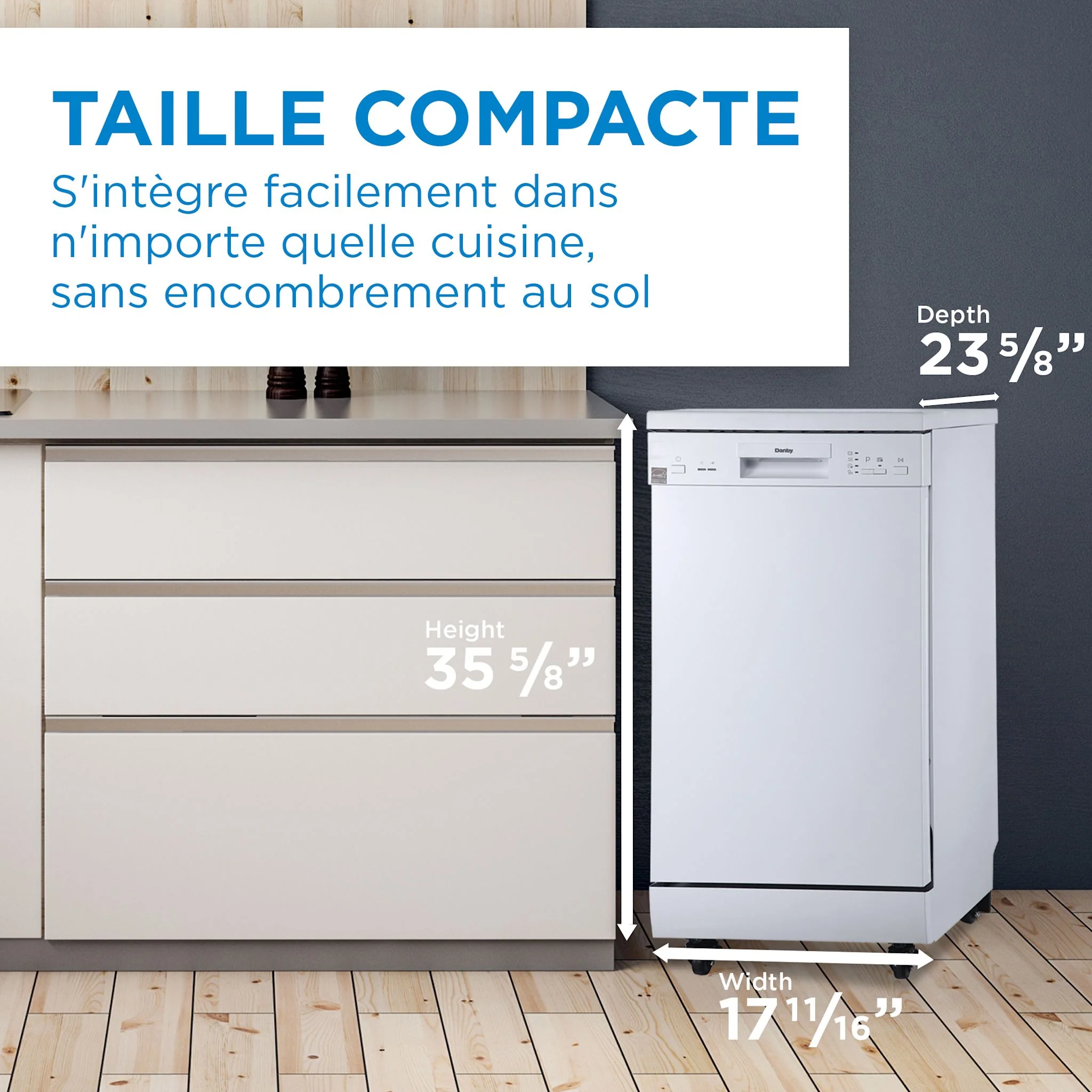 Danby Portable Dishwasher (DDW1805EWP) - White - Image 37