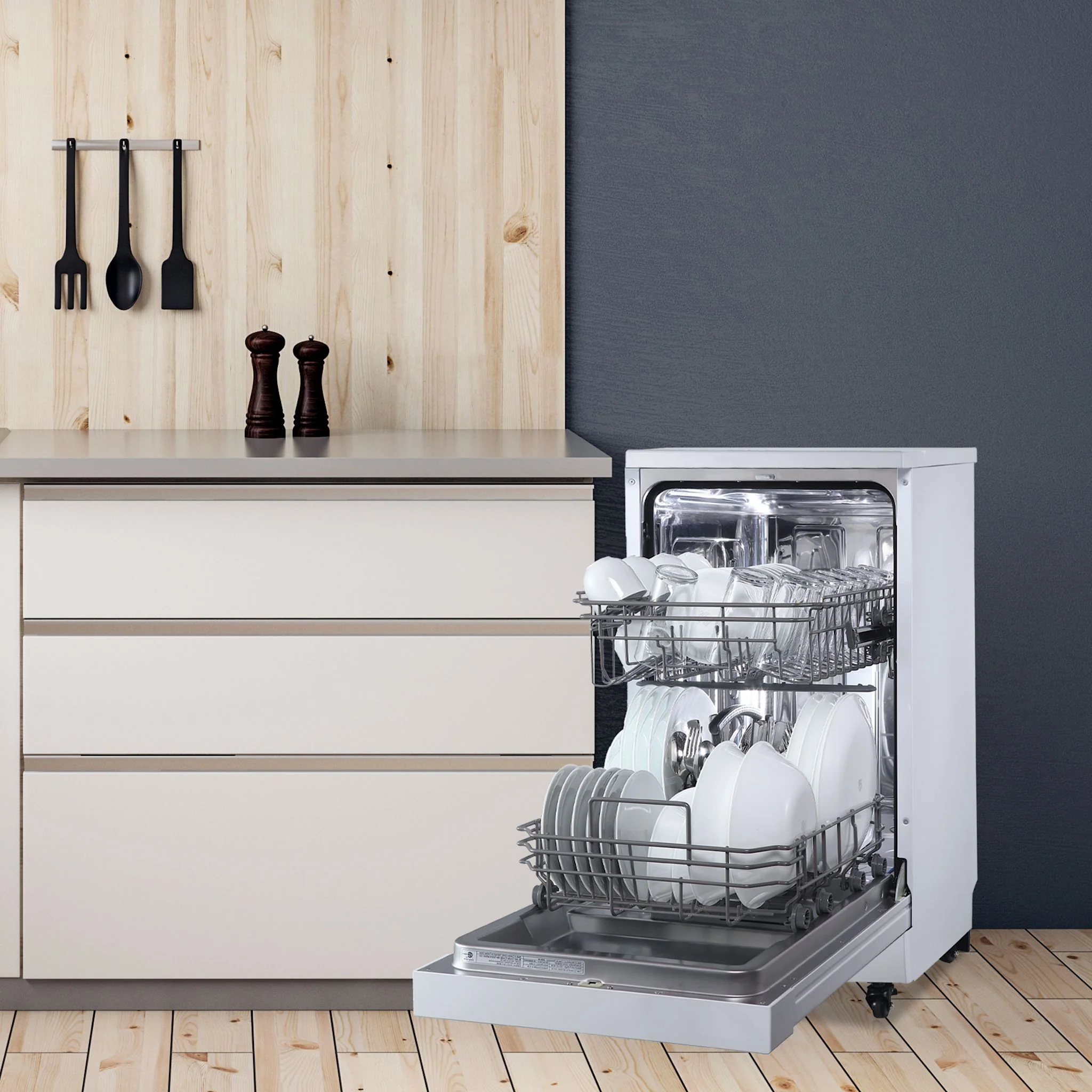 Danby Portable Dishwasher (DDW1805EWP) - White - Image 43