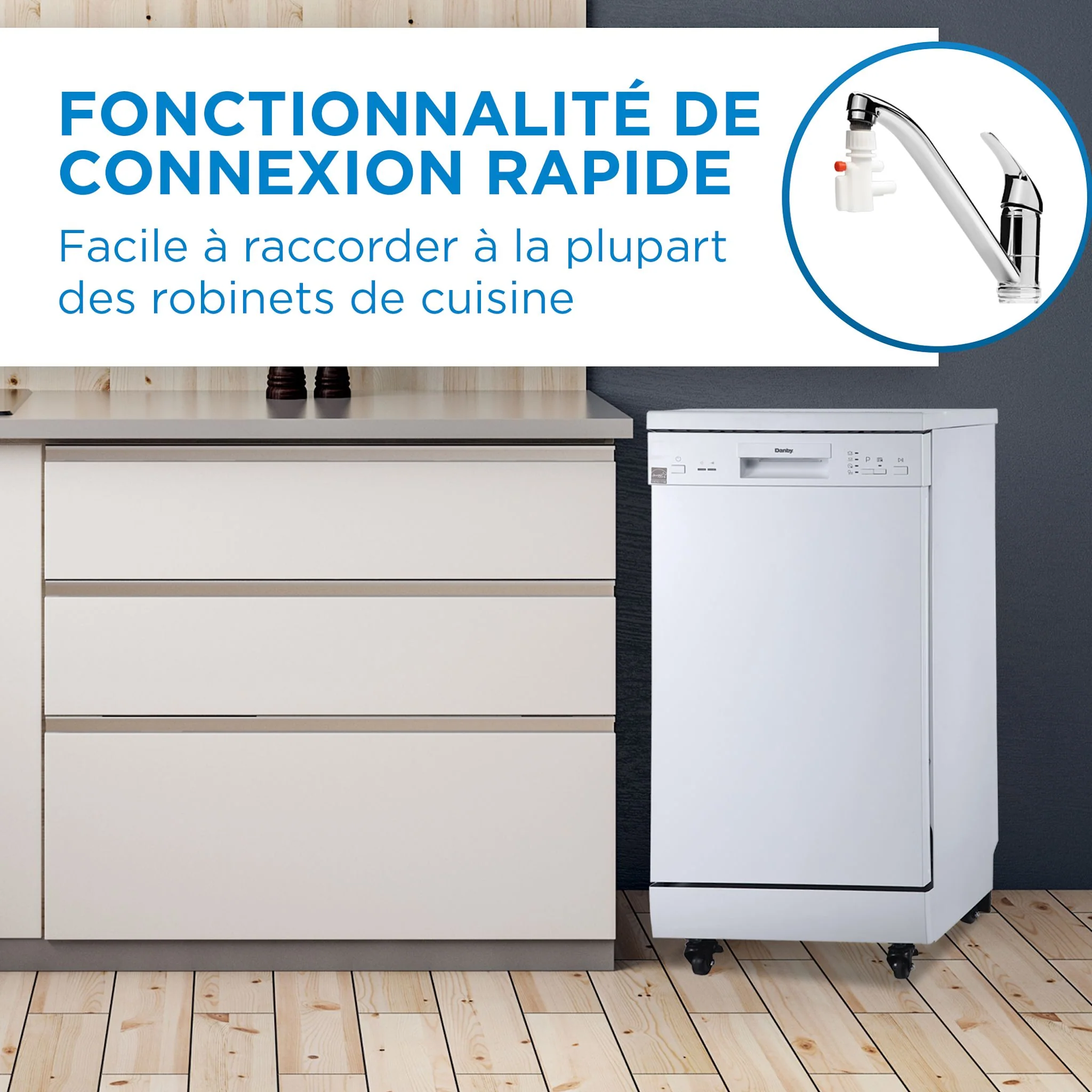 Danby Portable Dishwasher (DDW1805EWP) - White - Image 44