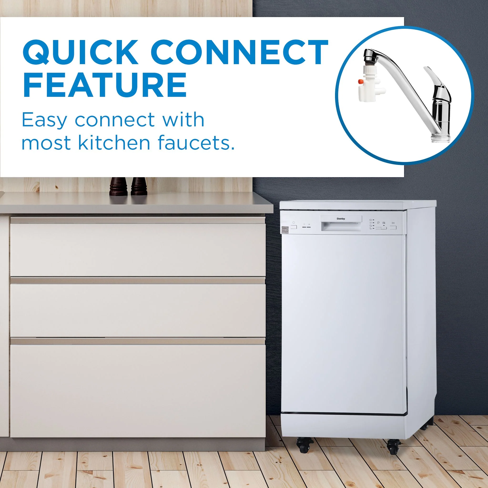 Danby Portable Dishwasher (DDW1805EWP) - White - Image 45