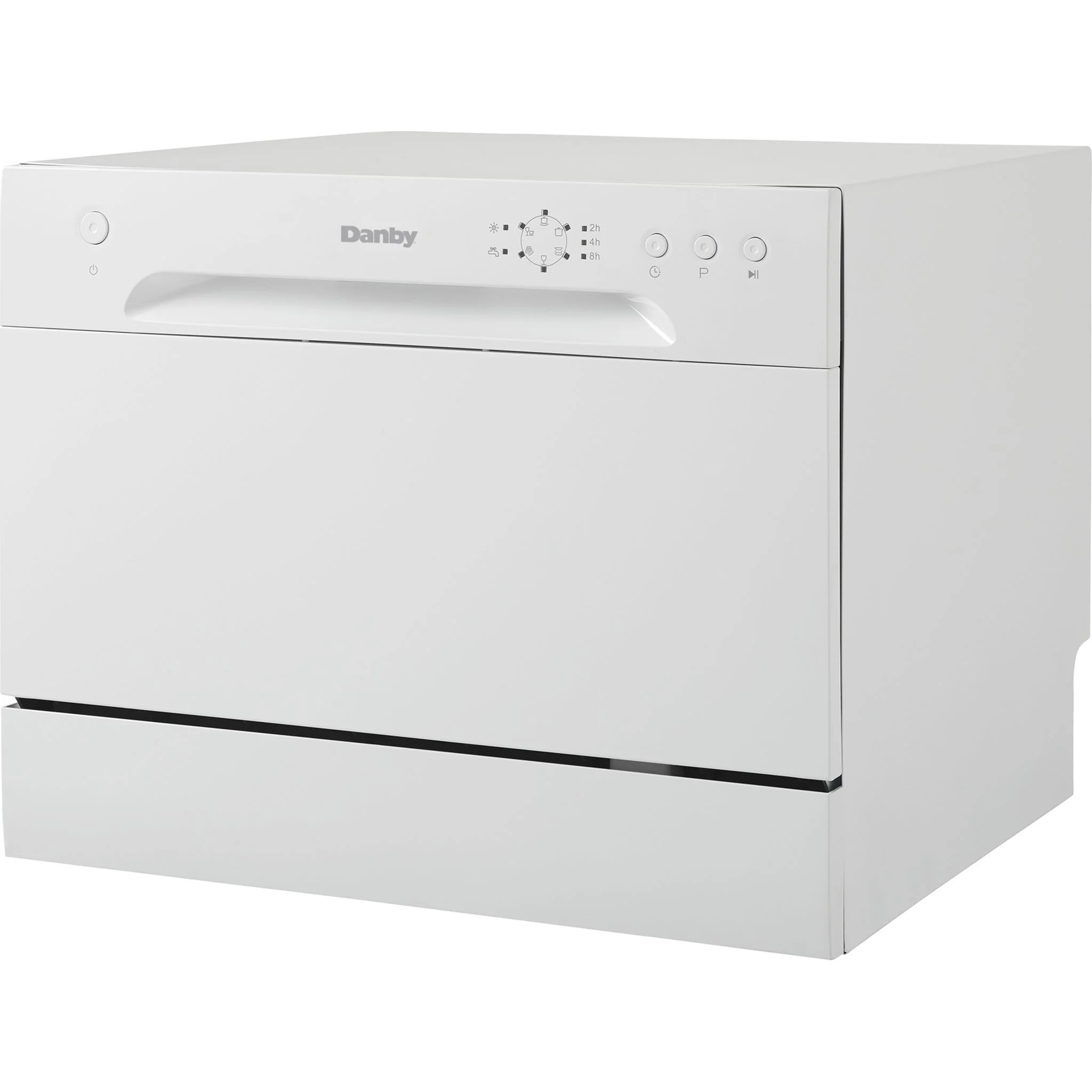 Danby 6 Place Setting Countertop Dishwasher  -White (DDW621WDB) - Image 2