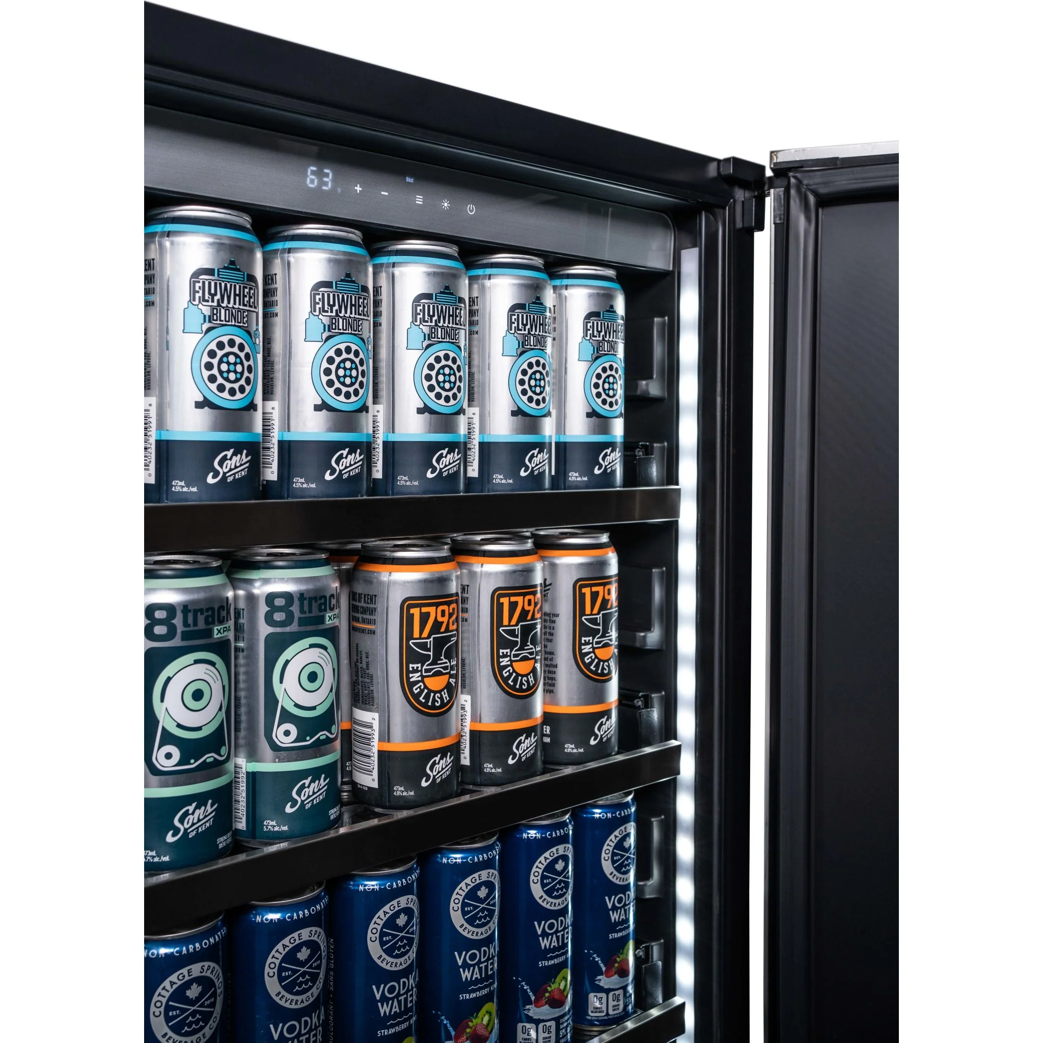 Silhouette 5.5 cu. ft. Built-in Outdoor Fridge -Black (SPRAR055D1SS) - Image 6