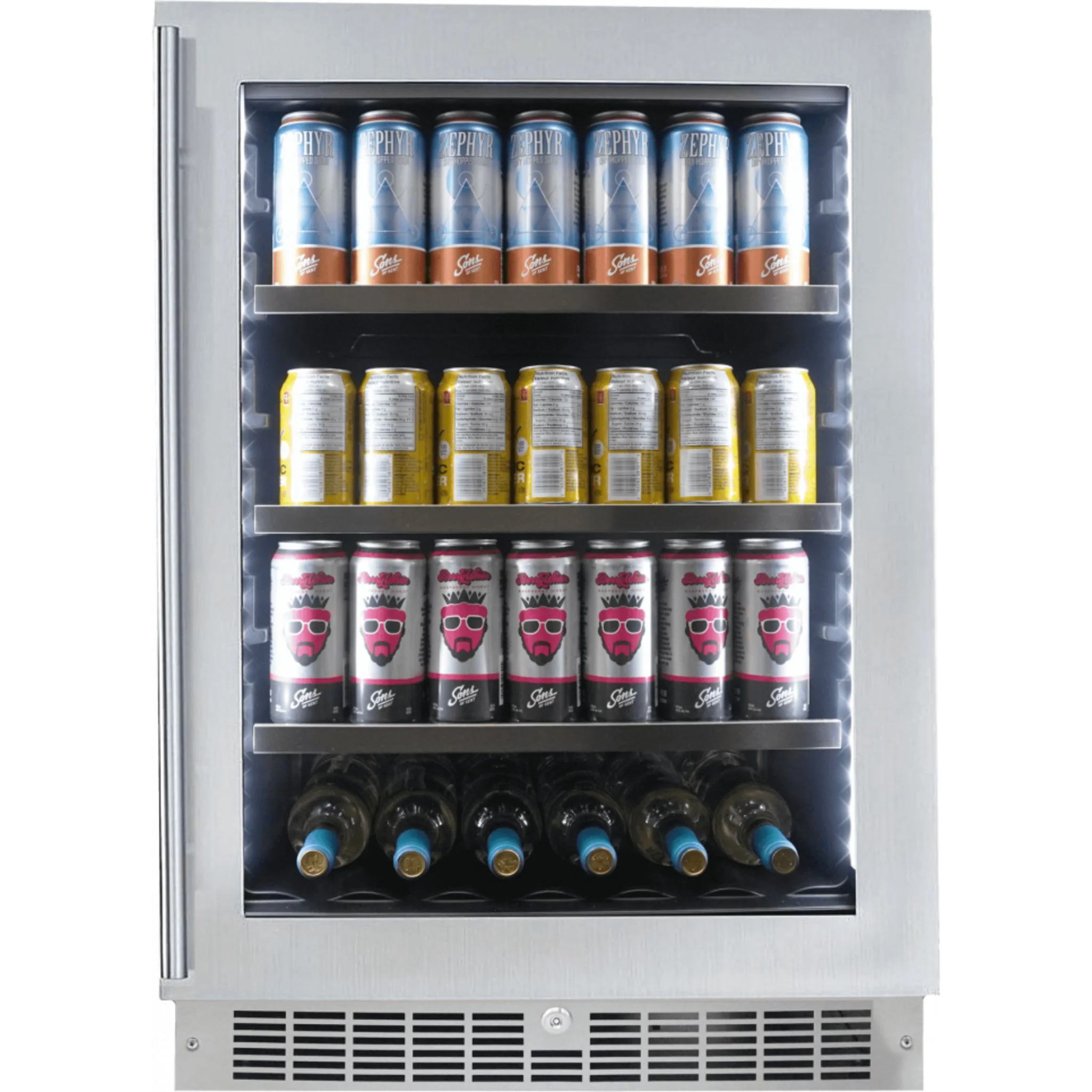 Silhouette Pro – 24? Built-in Beverage Center -Stainless Steel (SPRBC056D1SS) - Image 2
