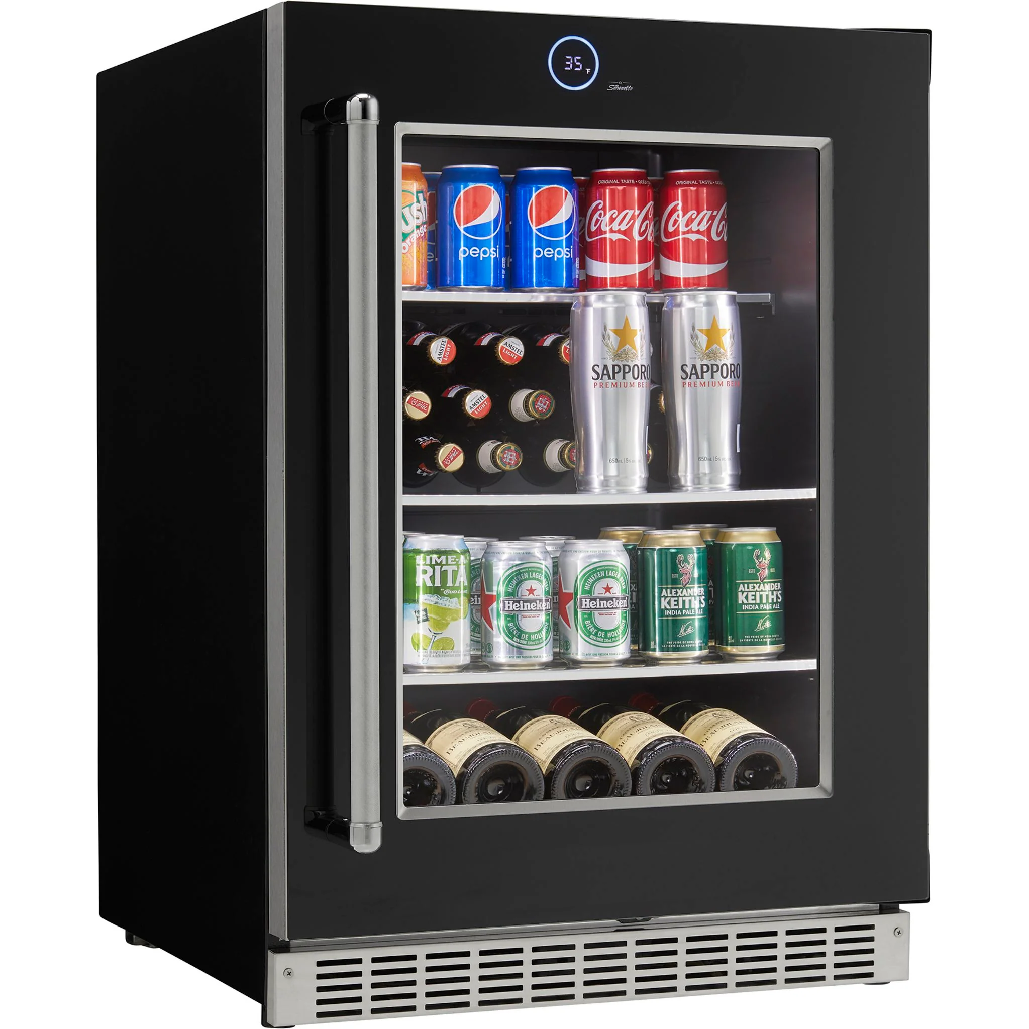 Silhouette – 24? Built-in Beverage Center -Stainless Steel (SRVBC050R) - Image 10