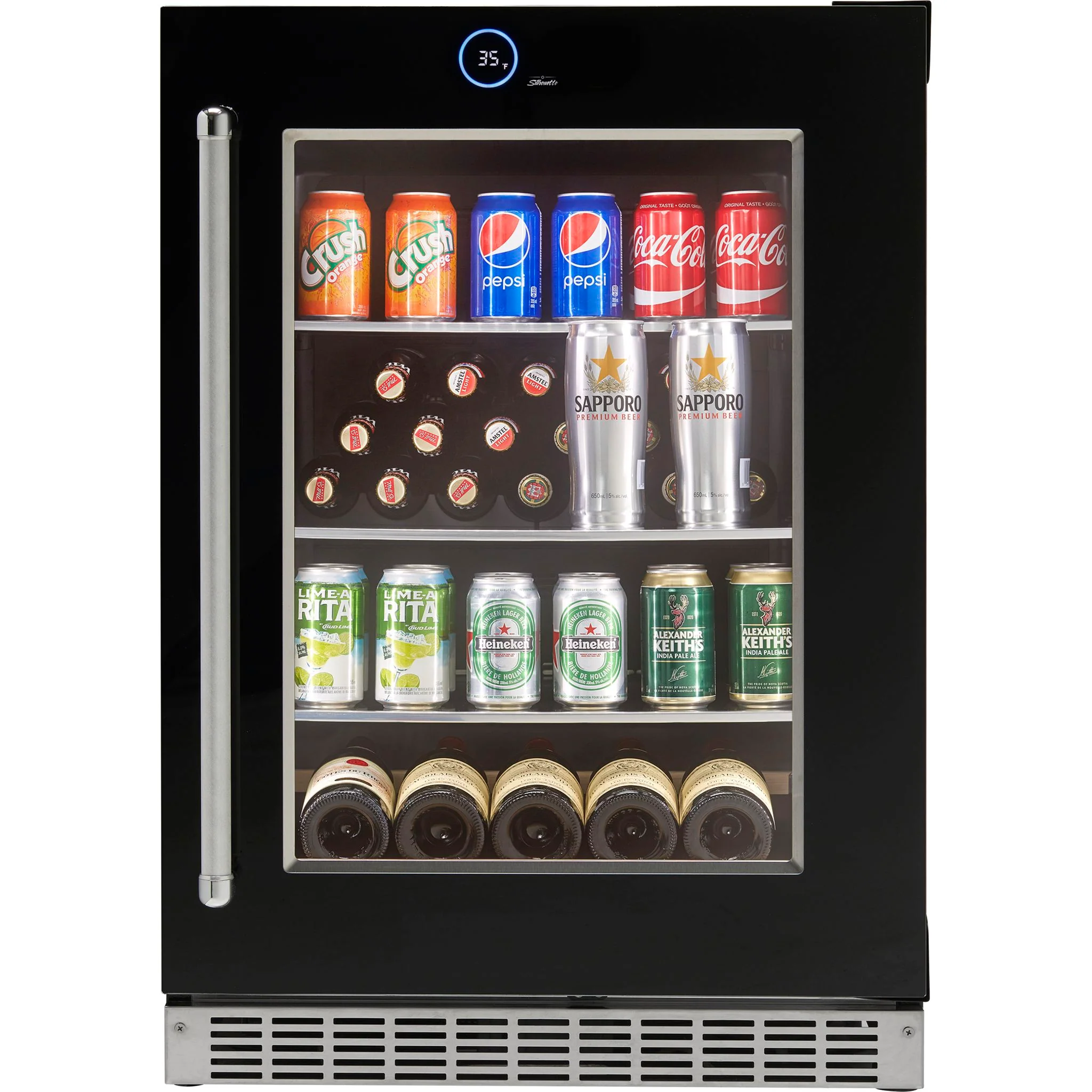 Silhouette – 24? Built-in Beverage Center -Stainless Steel (SRVBC050R) - Image 3
