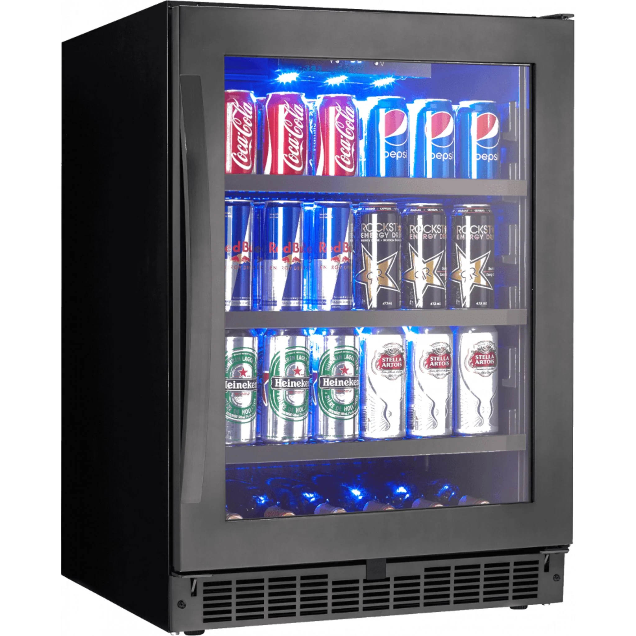 Silhouette – 24? Built-in Beverage Center -Stainless Steel (SSBC056D3B-S) - Image 4
