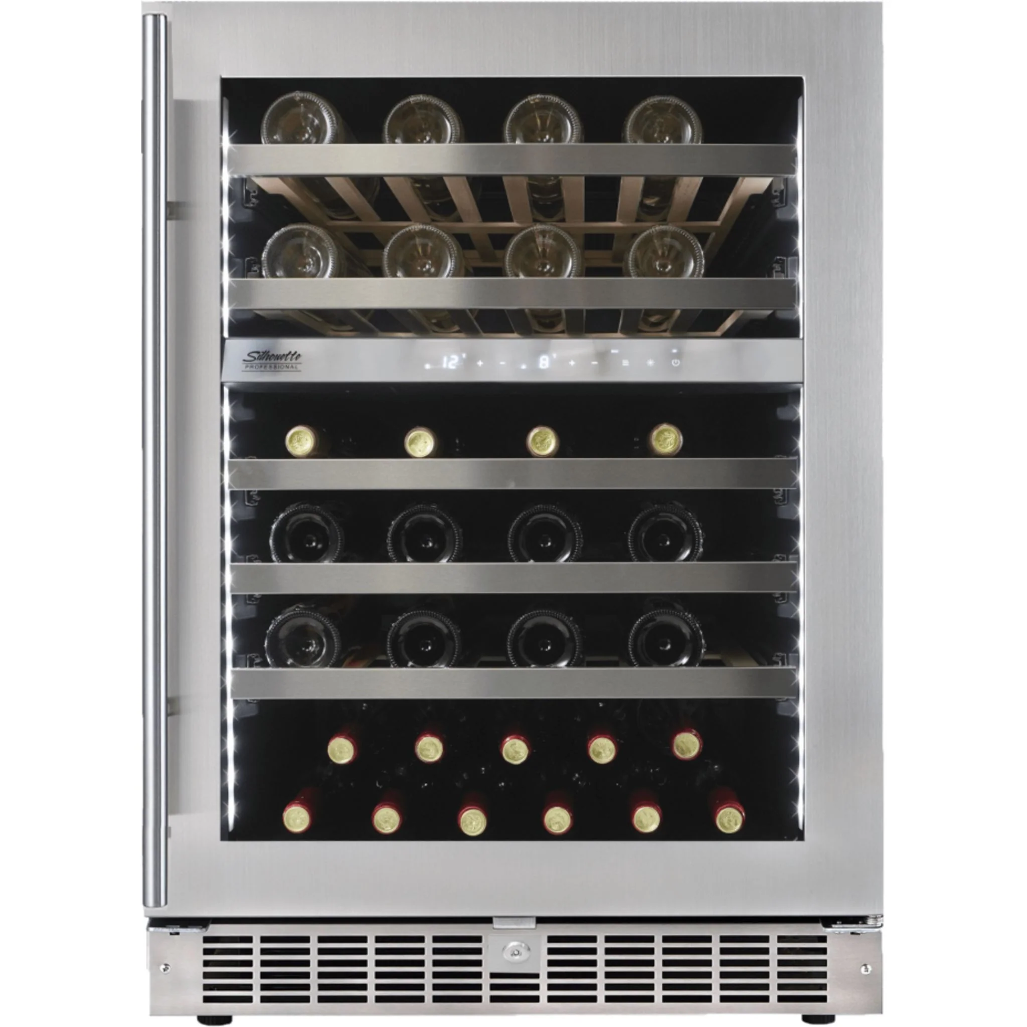 Silhouette Pro – 24? Built-In Wine Cellar  -Stainless Steel (SPRWC053D1SS) - Image 2