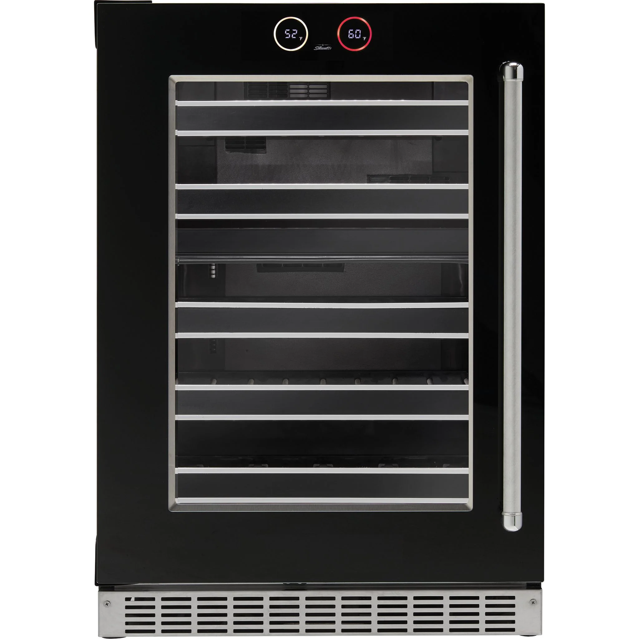 Silhouette Reserve – 24? Built-In Wine Cellar – Left Swing -Stainless Steel (SRVWC050L)