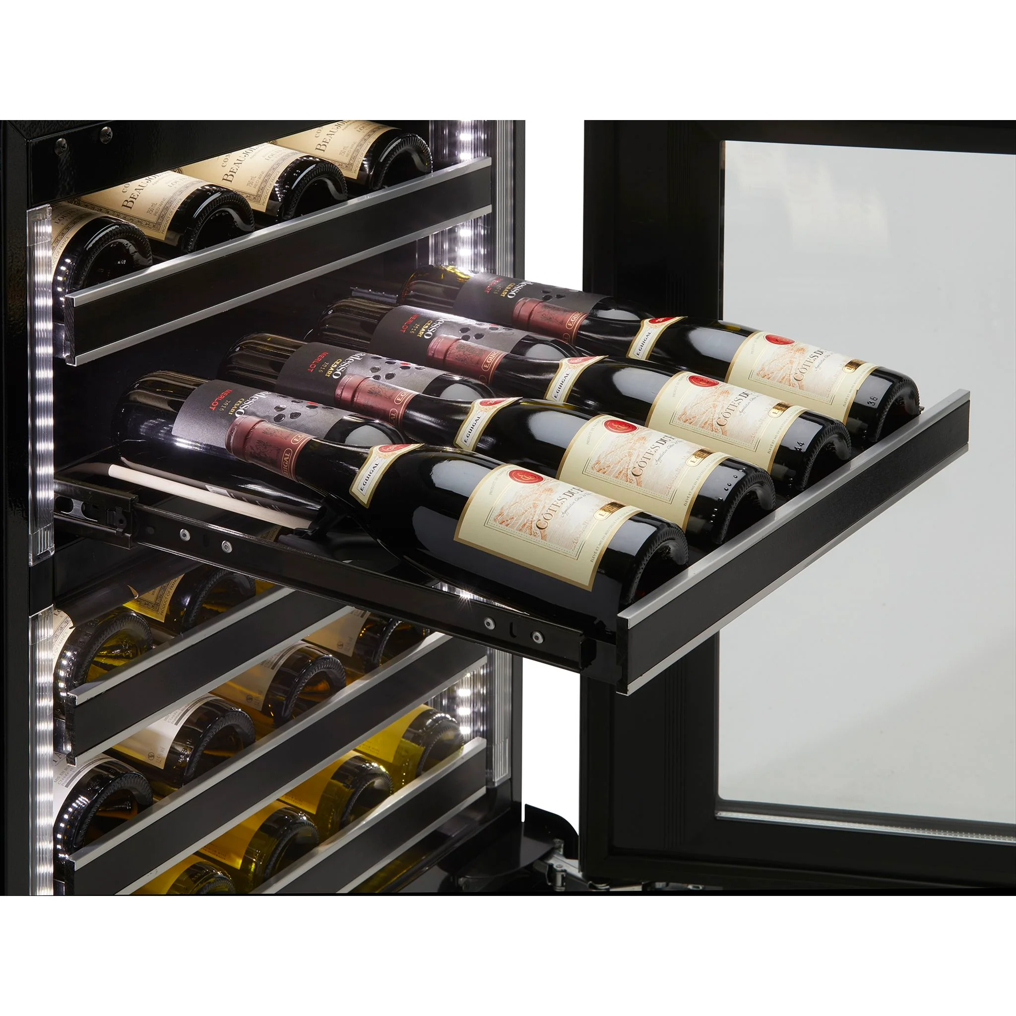 Silhouette Reserve – 24? Built-In Wine Cellar – Right Swing -Stainless Steel (SRVWC050R) - Image 11