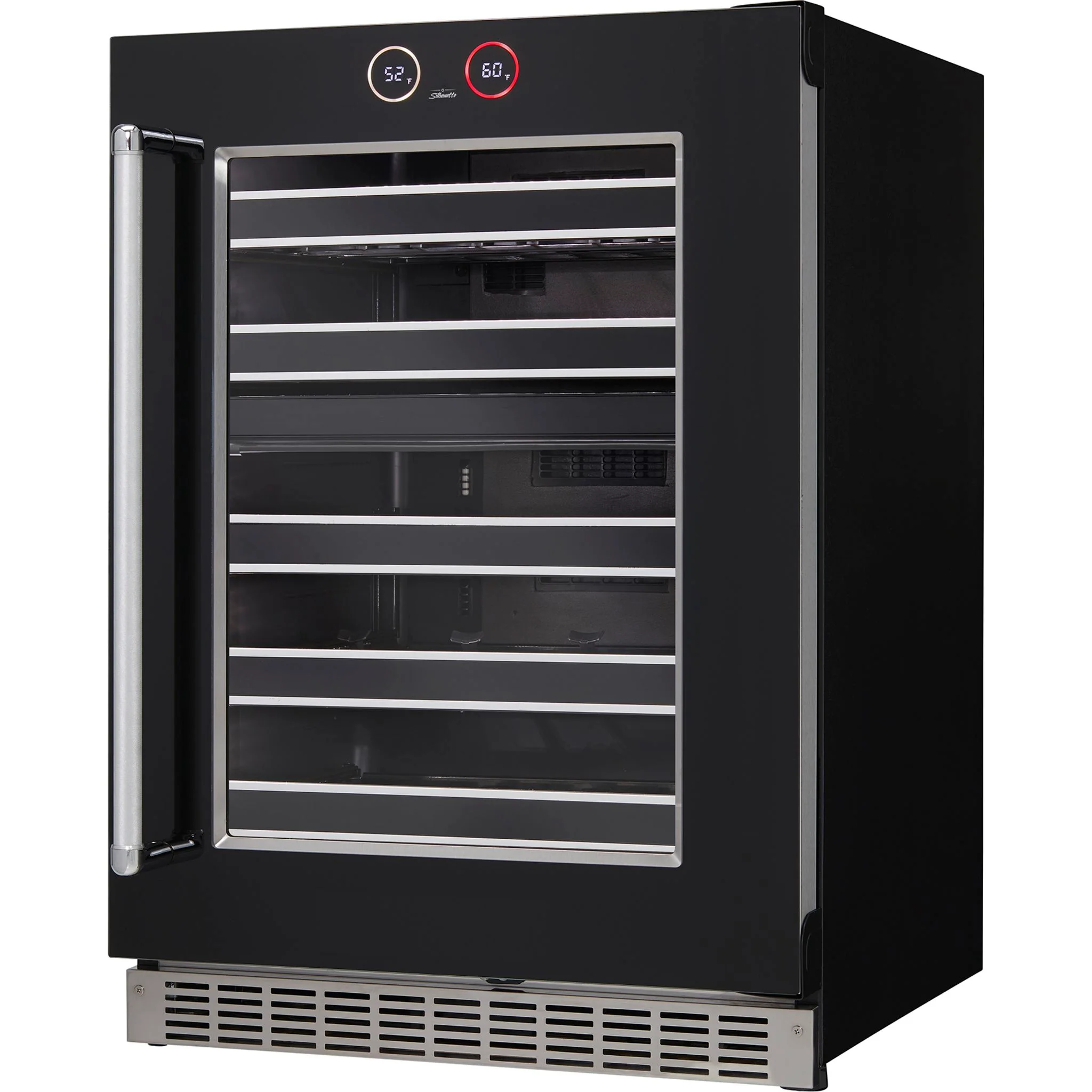 Silhouette Reserve – 24? Built-In Wine Cellar – Right Swing -Stainless Steel (SRVWC050R) - Image 3