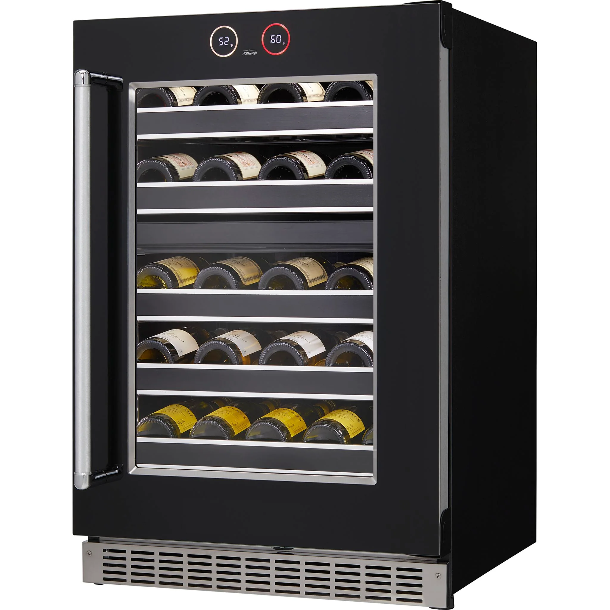 Silhouette Reserve – 24? Built-In Wine Cellar – Right Swing -Stainless Steel (SRVWC050R) - Image 4