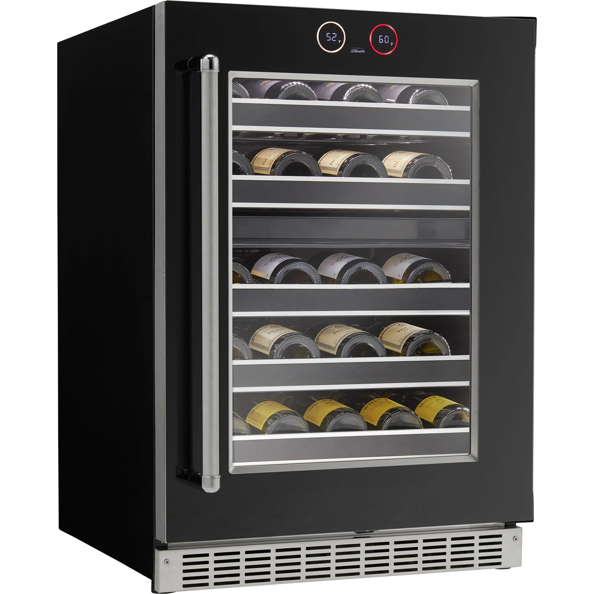 Silhouette Reserve – 24? Built-In Wine Cellar – Right Swing -Stainless Steel (SRVWC050R) - Image 6