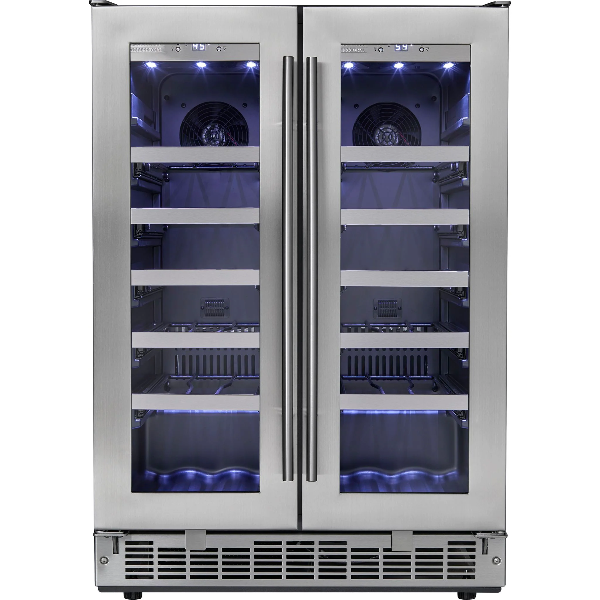 Napa – 24” French Door Wine Cooler -Stainless Steel (DWC047D1BSSPR)