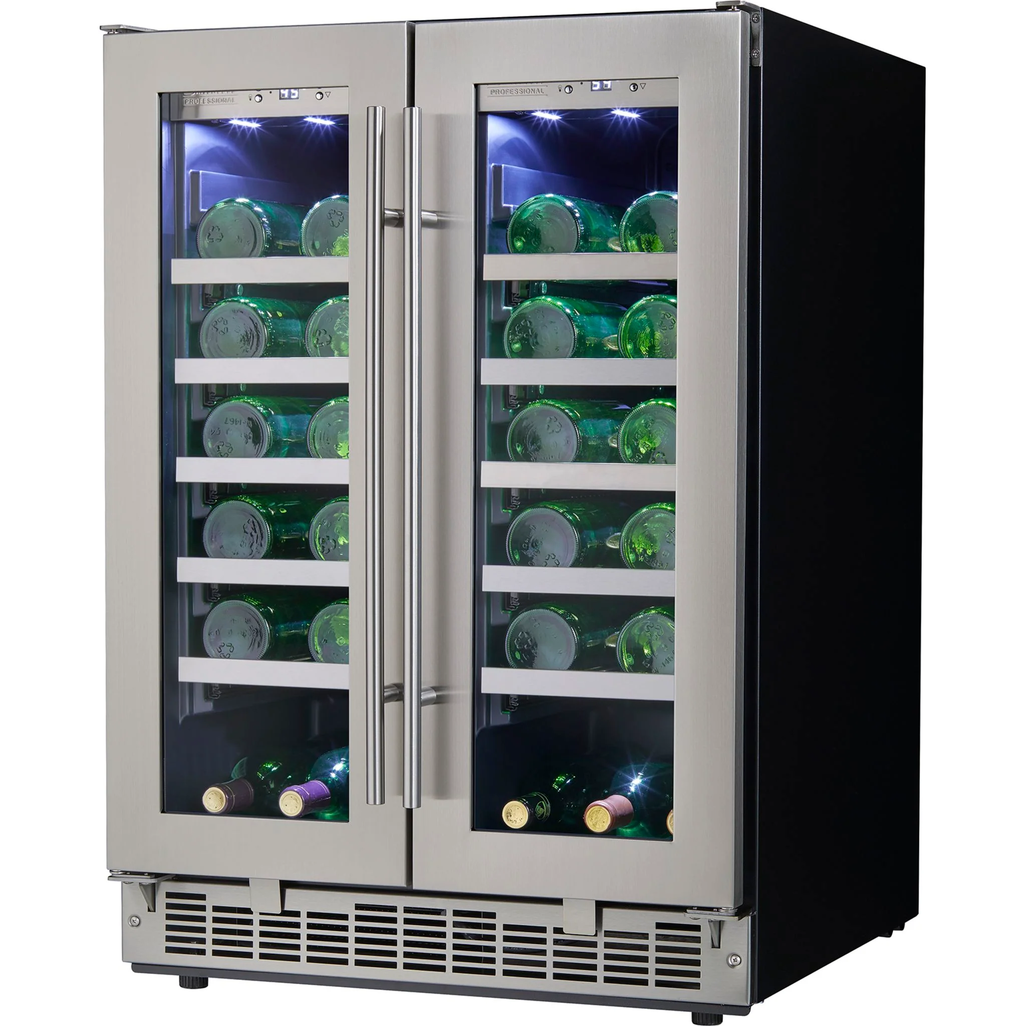 Napa – 24” French Door Wine Cooler -Stainless Steel (DWC047D1BSSPR) - Image 4