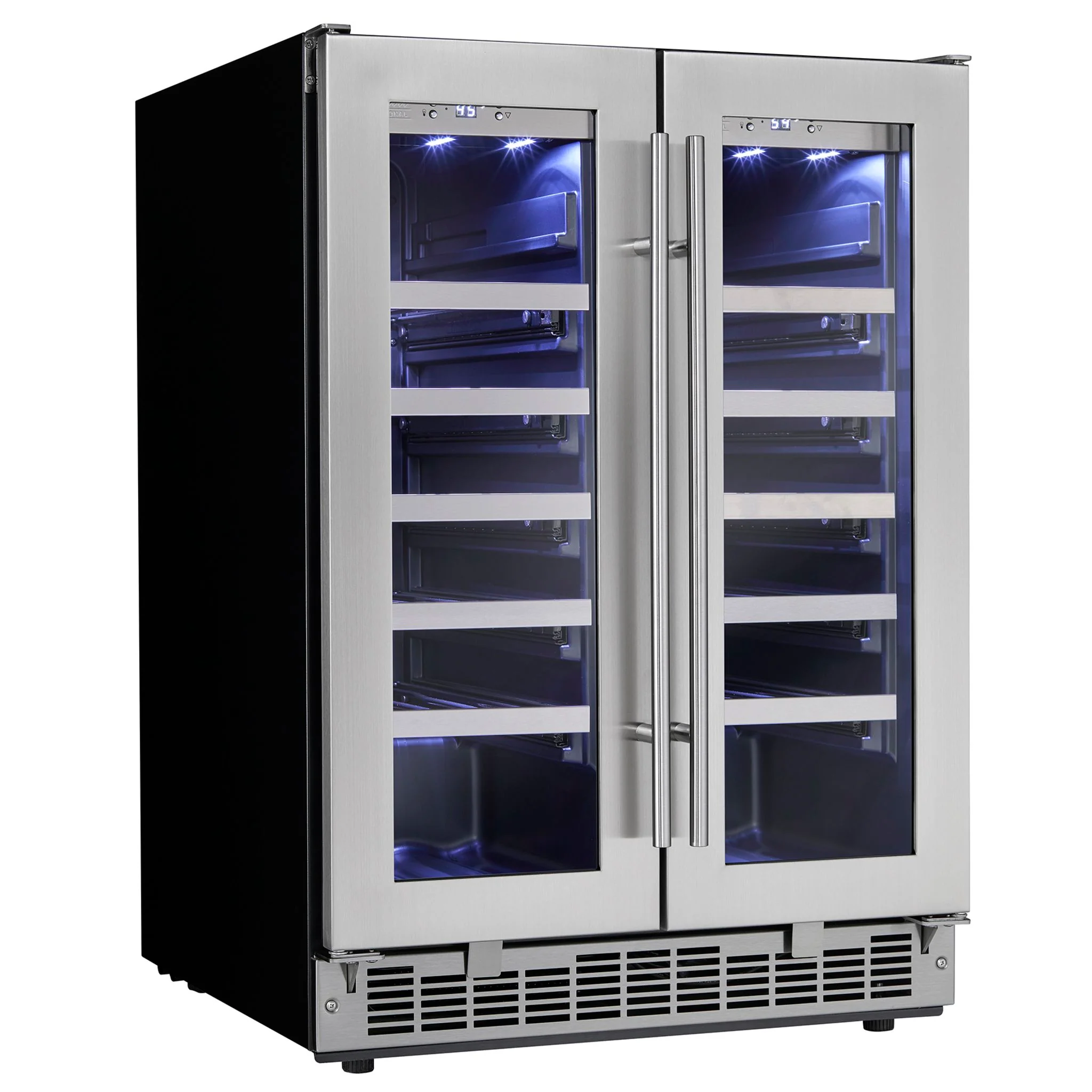 Napa – 24” French Door Wine Cooler -Stainless Steel (DWC047D1BSSPR) - Image 5