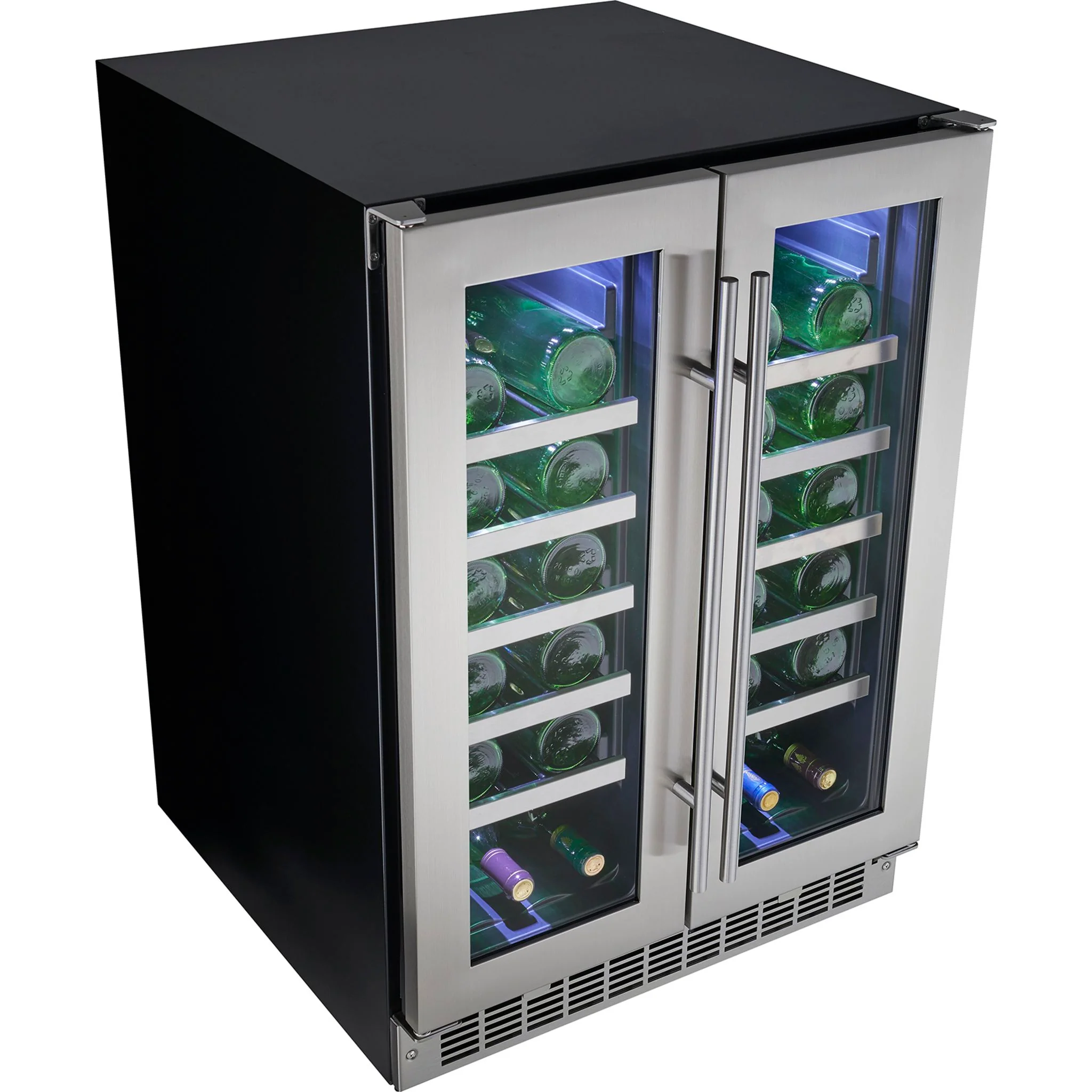 Napa – 24” French Door Wine Cooler -Stainless Steel (DWC047D1BSSPR) - Image 7