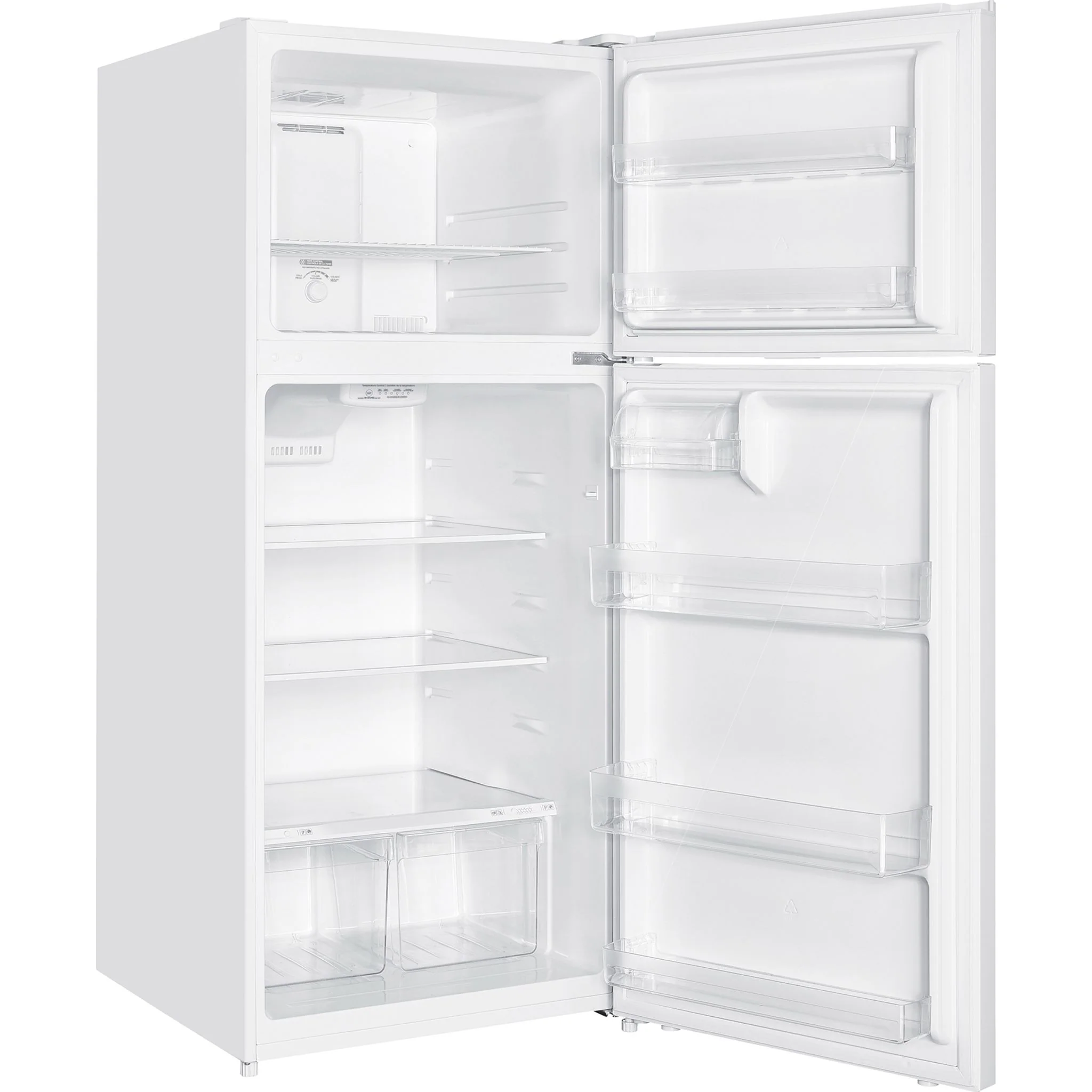 Danby 18 cu. ft. Top Mount Refrigerator  -White (DFF176B1WDB) - Image 3
