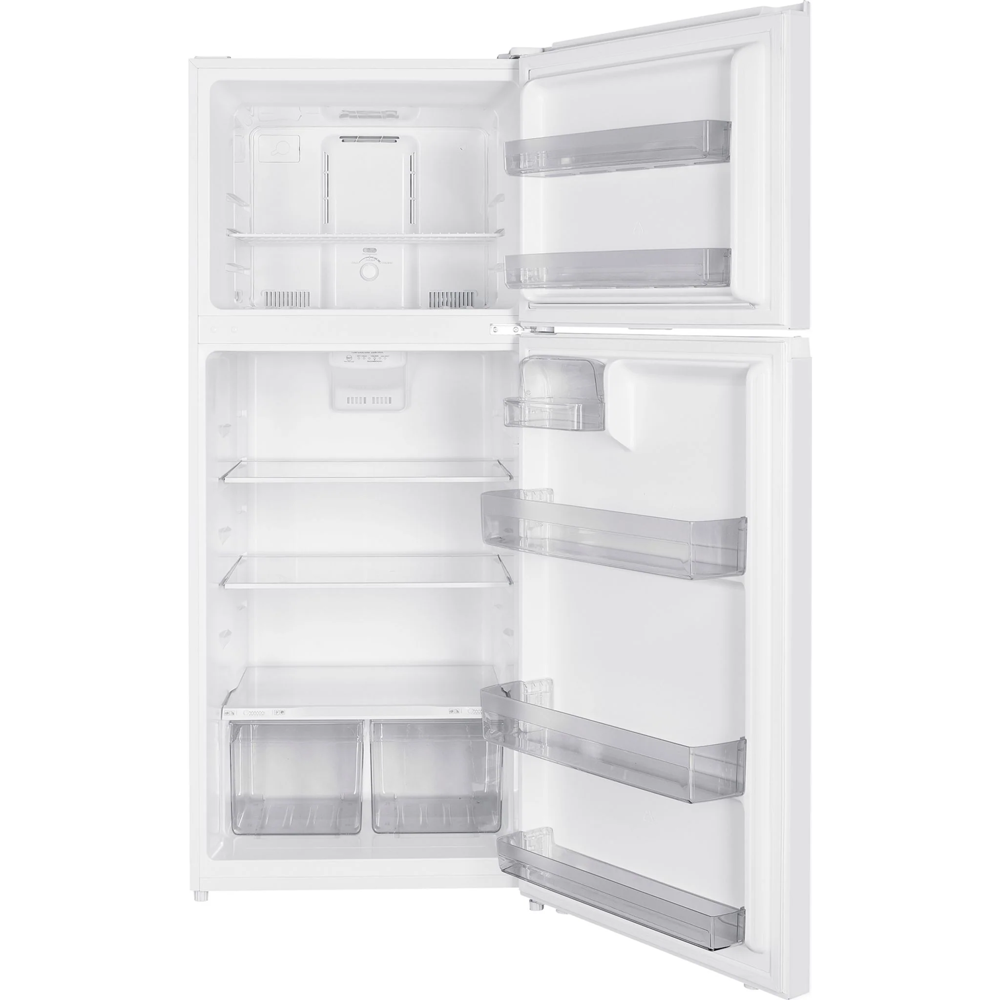 Danby 18 cu. ft. Top Mount Refrigerator  -White (DFF176B1WDB) - Image 4