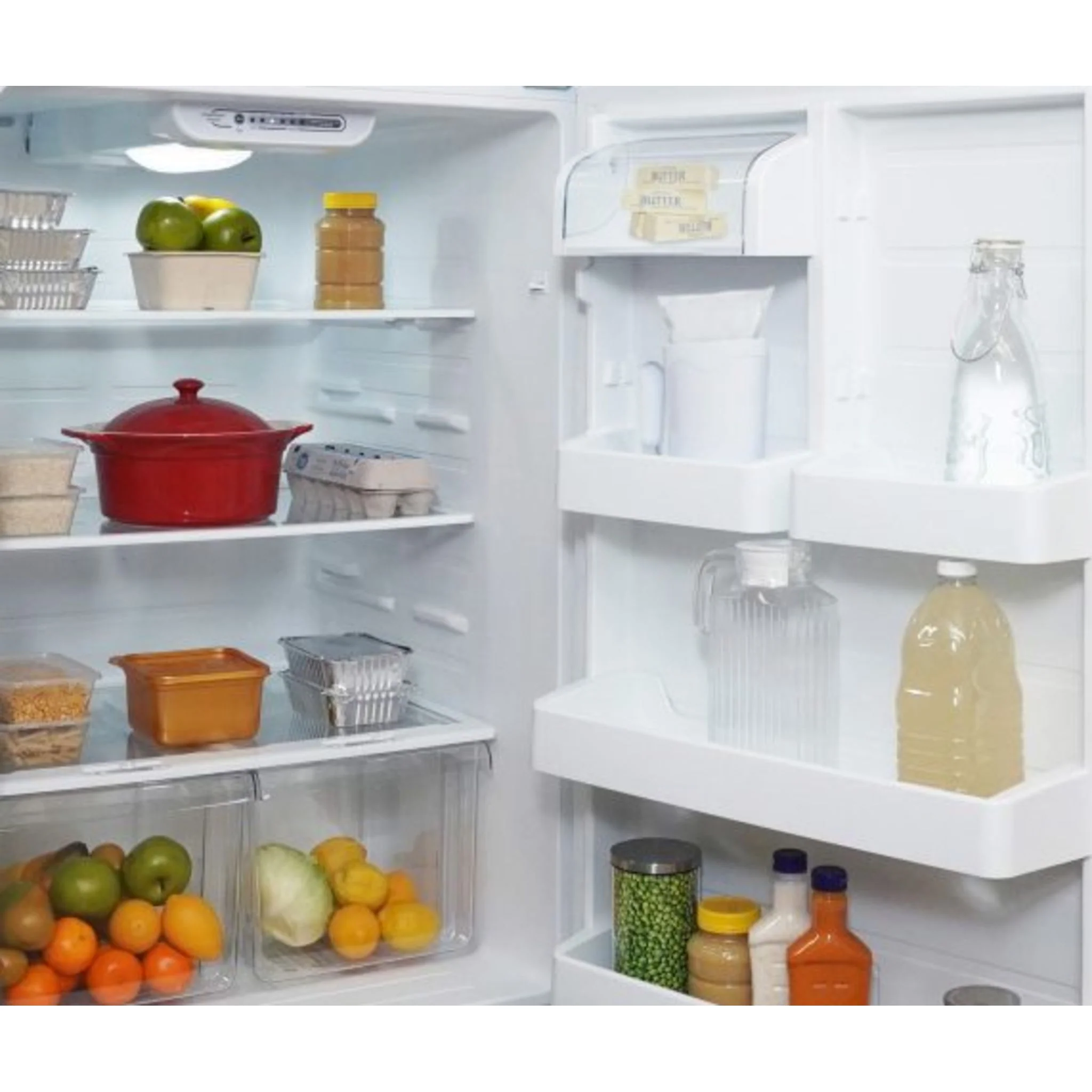 Danby 18.1 cu. ft. Apartment Size Fridge Top Mount -White (DFF180E1WDB) - Image 9