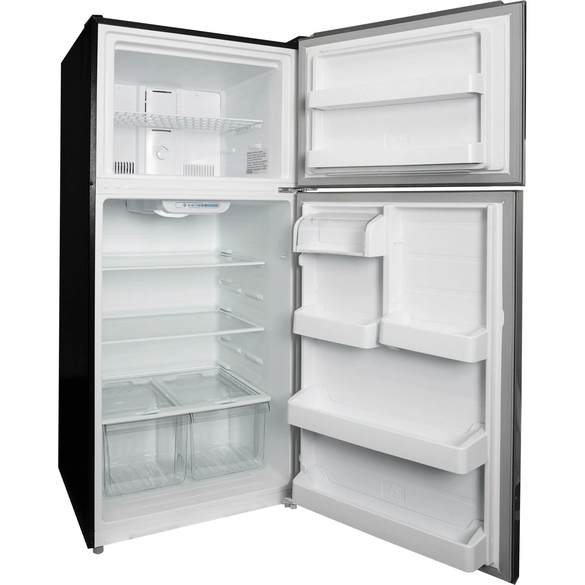 Danby 18.1 cu. ft. Apartment Size Fridge Top Mount -Stainless Steel (DFF180E2SSDB) - Image 3