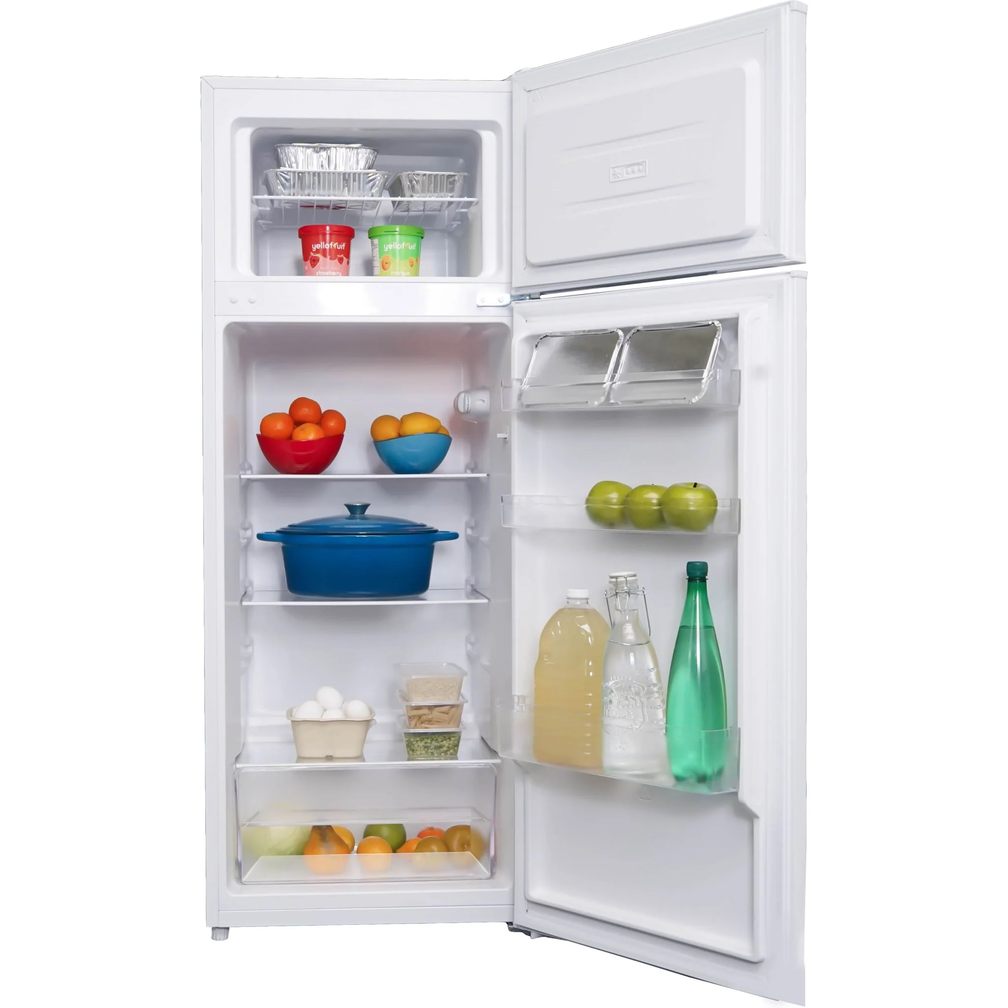Danby 7.4 cu ft. Apartment Size Fridge Top Mount  -White (DPF074B2WDB-6) - Image 2