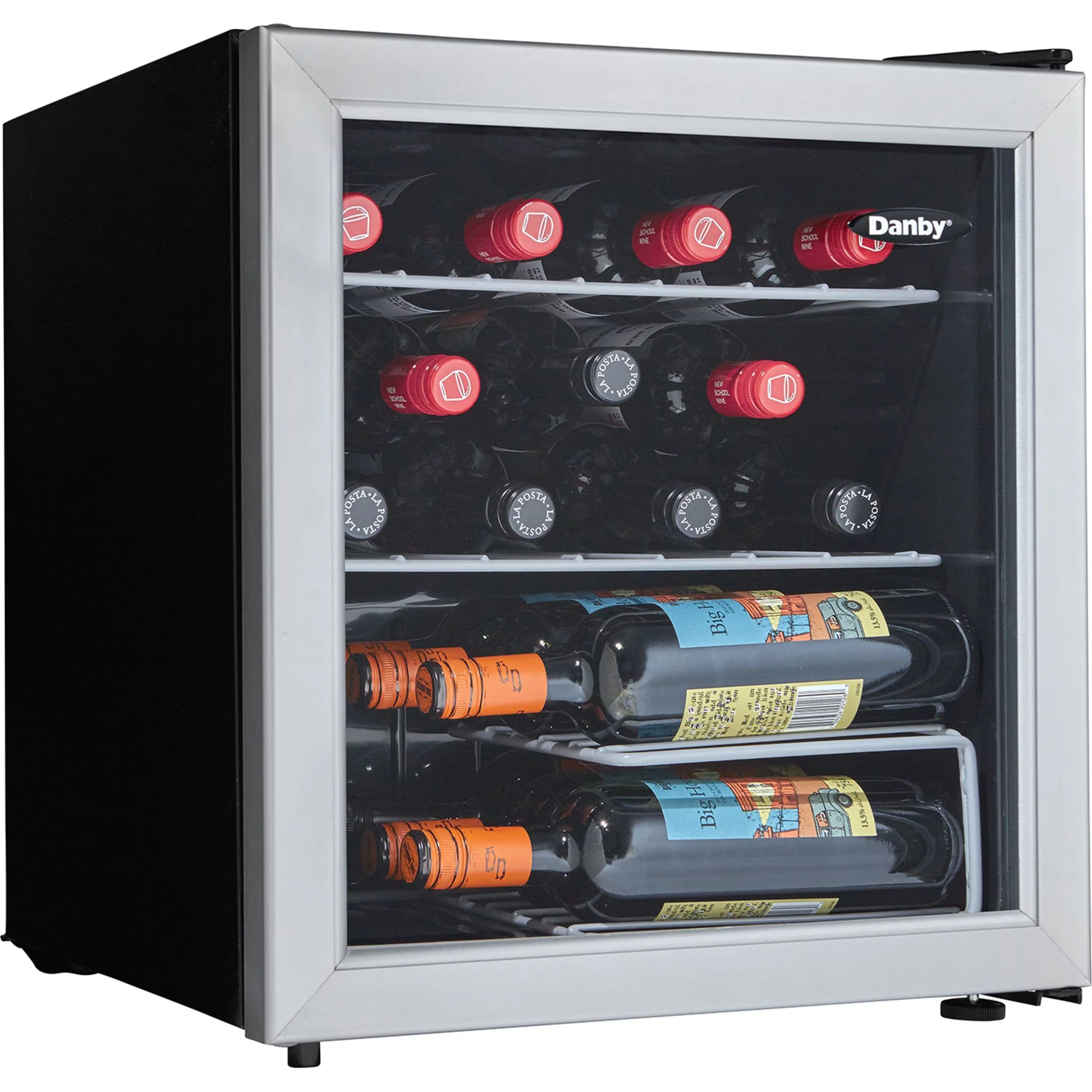 Danby 17 Bottle Free-Standing Wine Cooler in Platinum -Stainless Steel (DWC172BLPDB) - Image 12