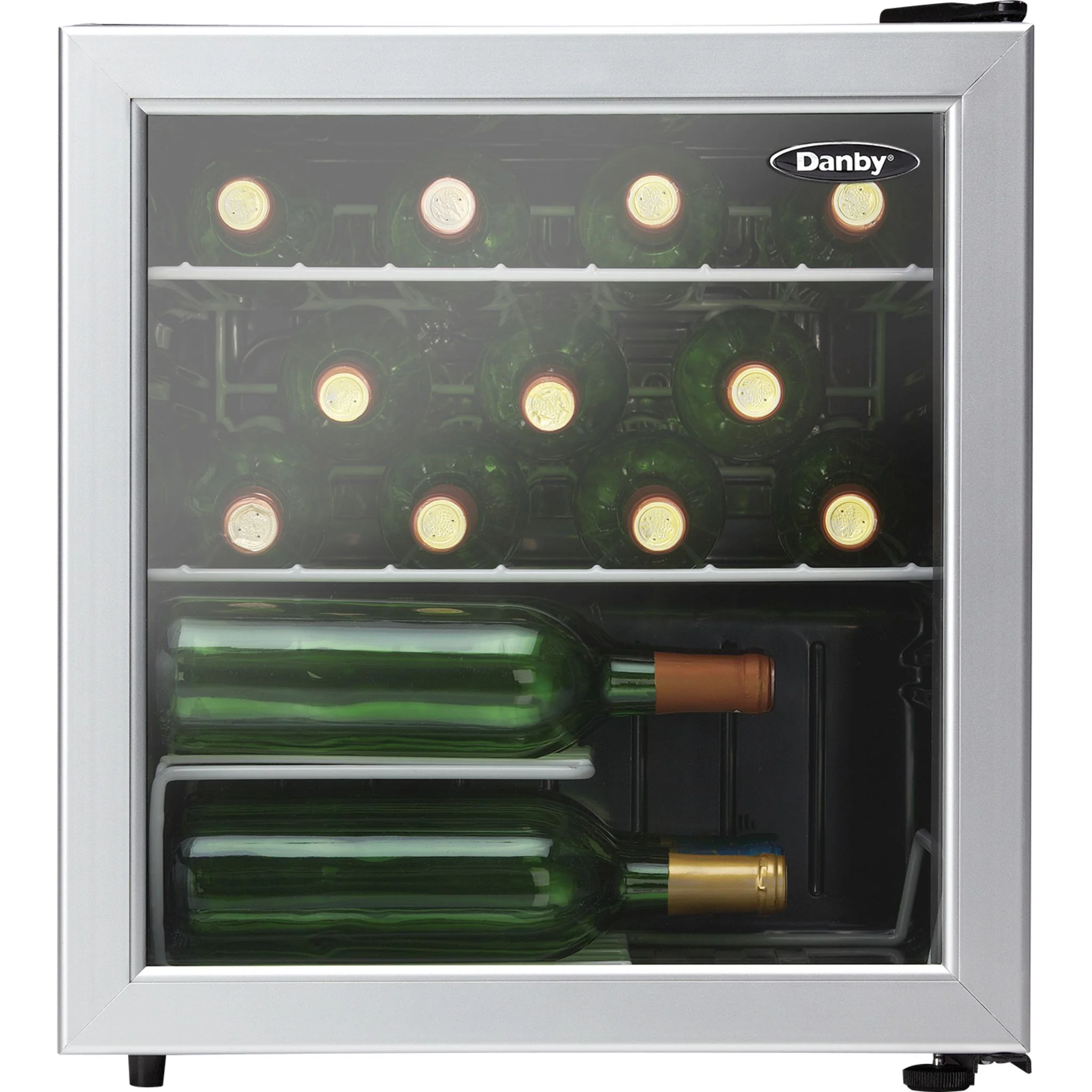 Danby 17 Bottle Free-Standing Wine Cooler in Platinum -Stainless Steel (DWC172BLPDB) - Image 5