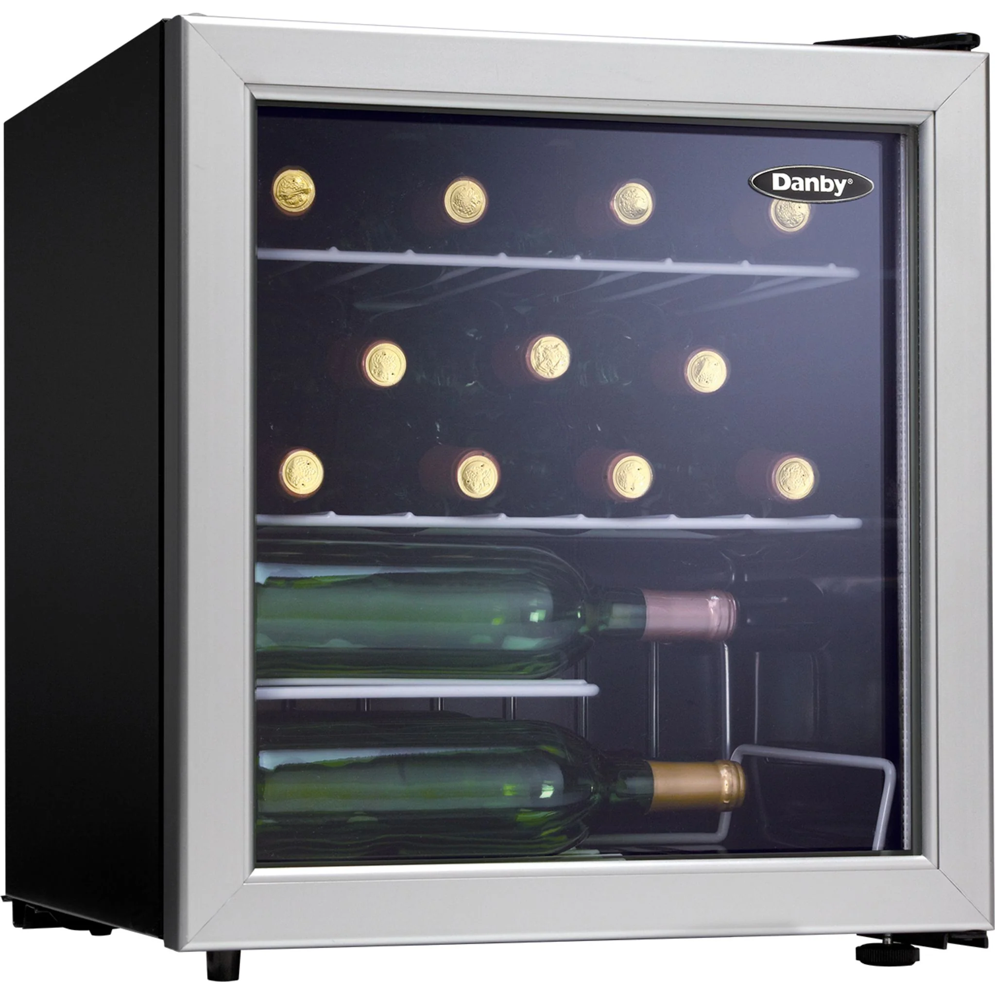 Danby 17 Bottle Free-Standing Wine Cooler in Platinum -Stainless Steel (DWC172BLPDB) - Image 6
