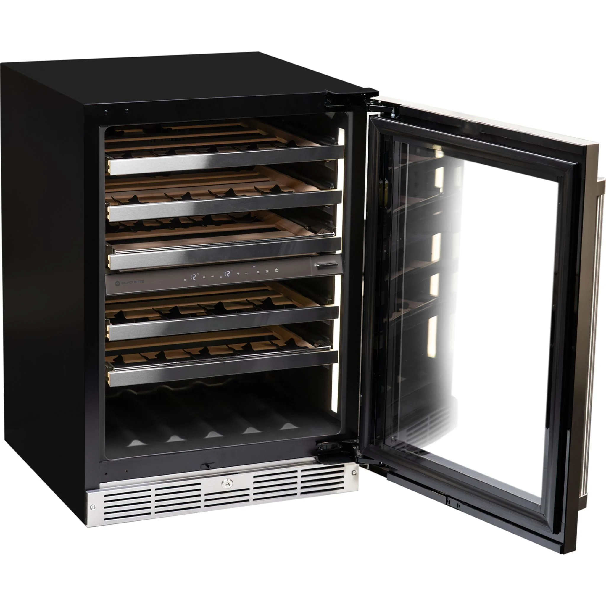 Silhouette Pro Gen 3 – 24” Built-In Wine Cellar Panel-Ready -Stainless Steel (SPRWC052D3SS-P) - Image 2