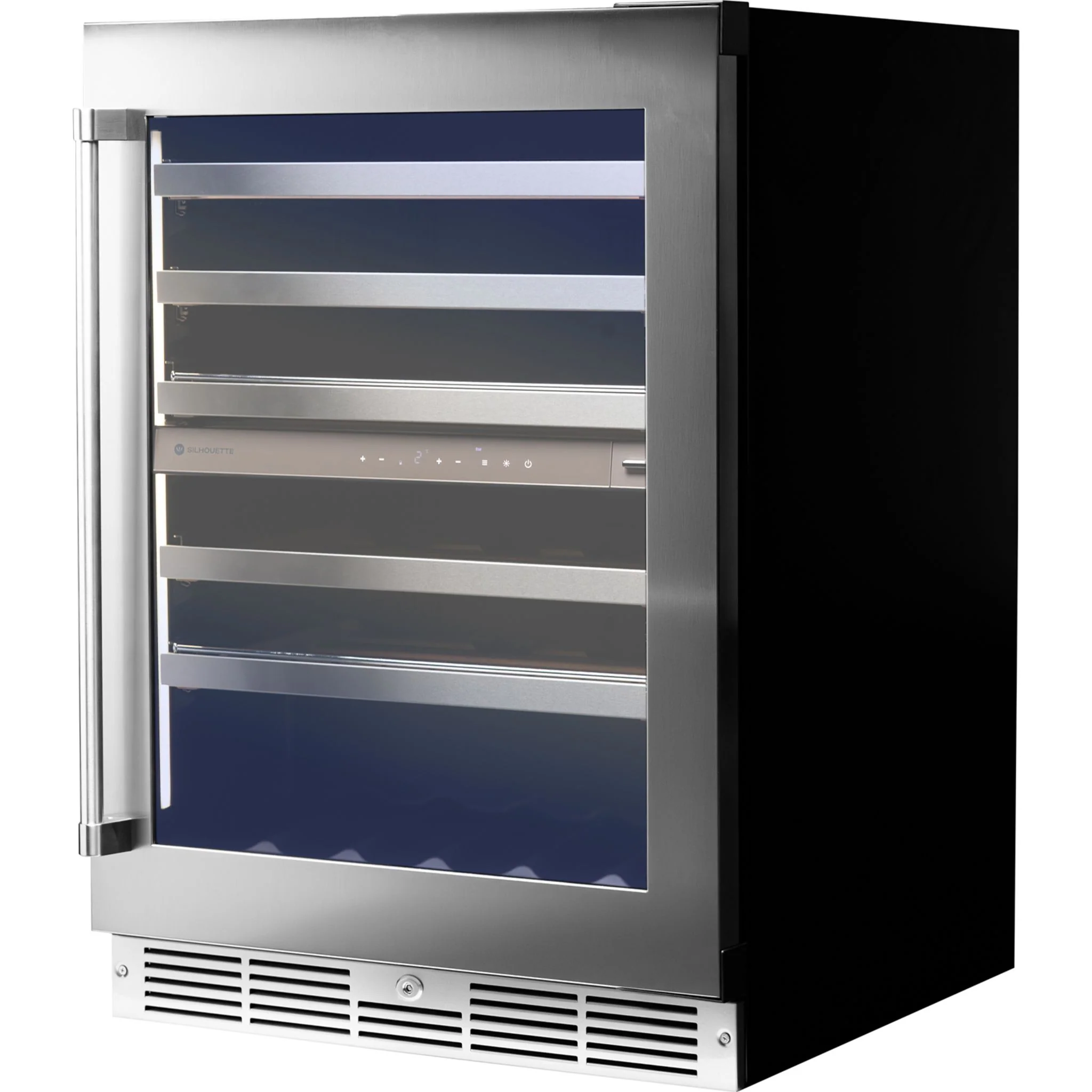 Silhouette Pro Gen 3 – 24? Built-in Wine Cellar  -Stainless Steel (SPRWC052D3SS) - Image 2