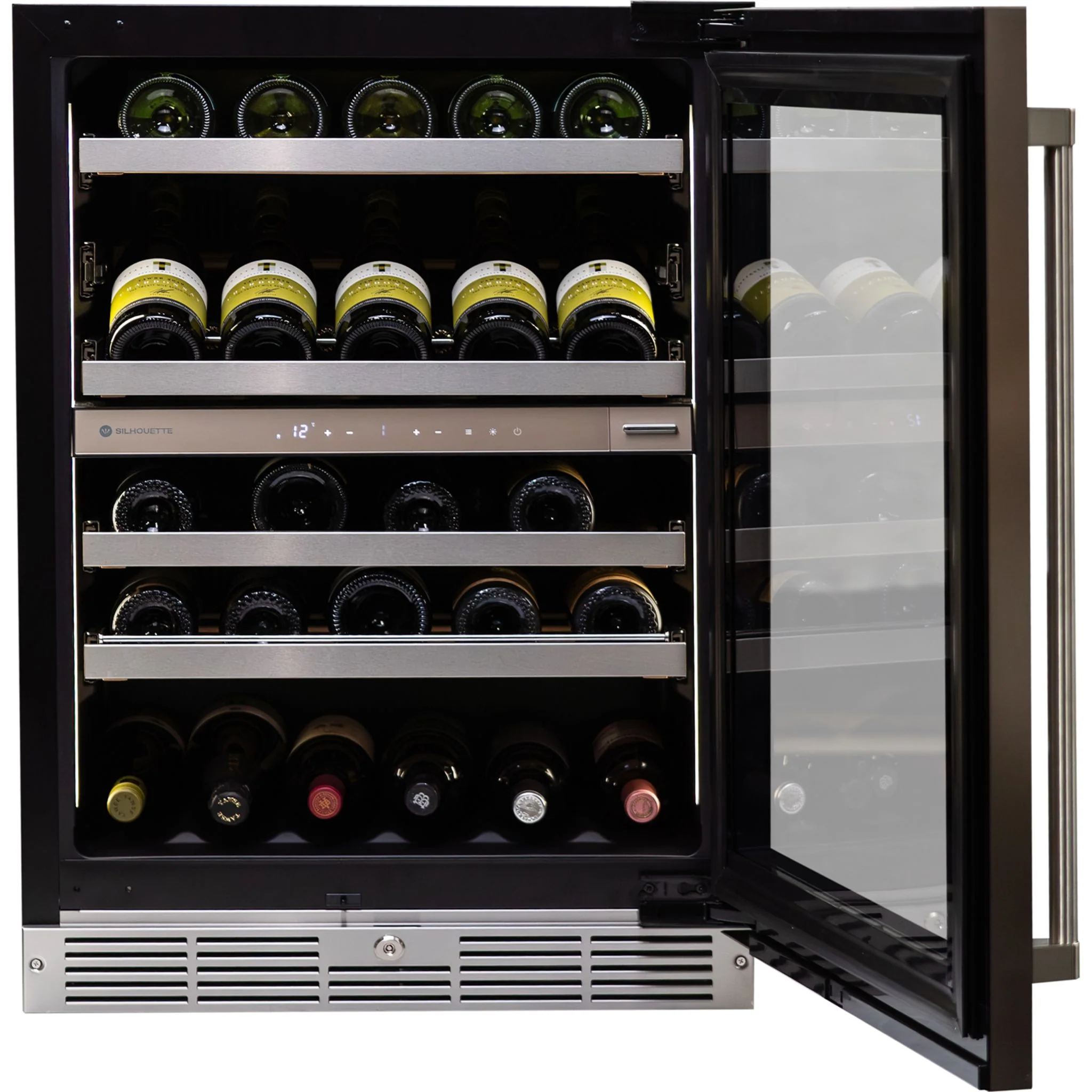Silhouette Pro Gen 3 – 24? Built-in Wine Cellar  -Stainless Steel (SPRWC052D3SS) - Image 4