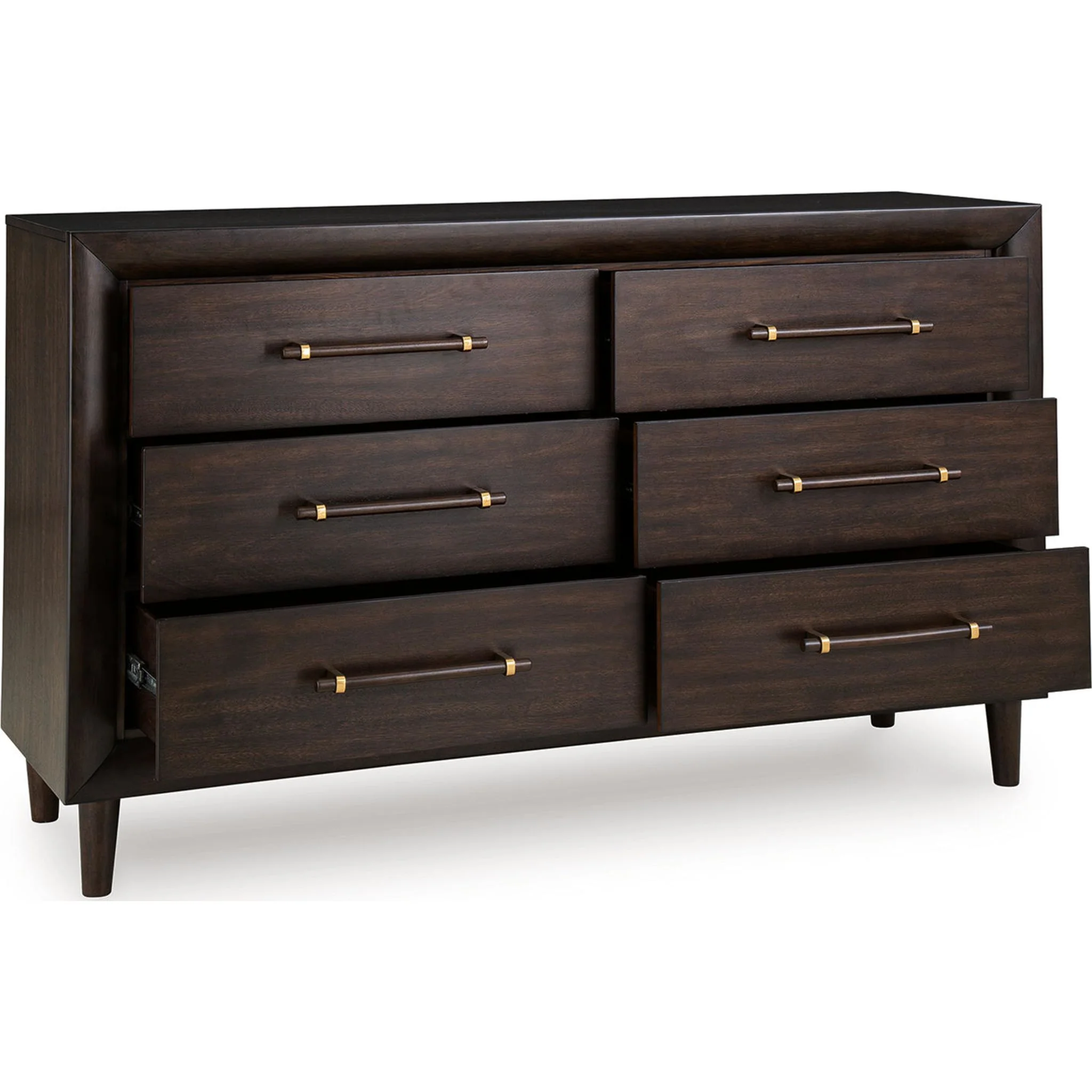 Dantenton Dresser - Merlot - Image 4