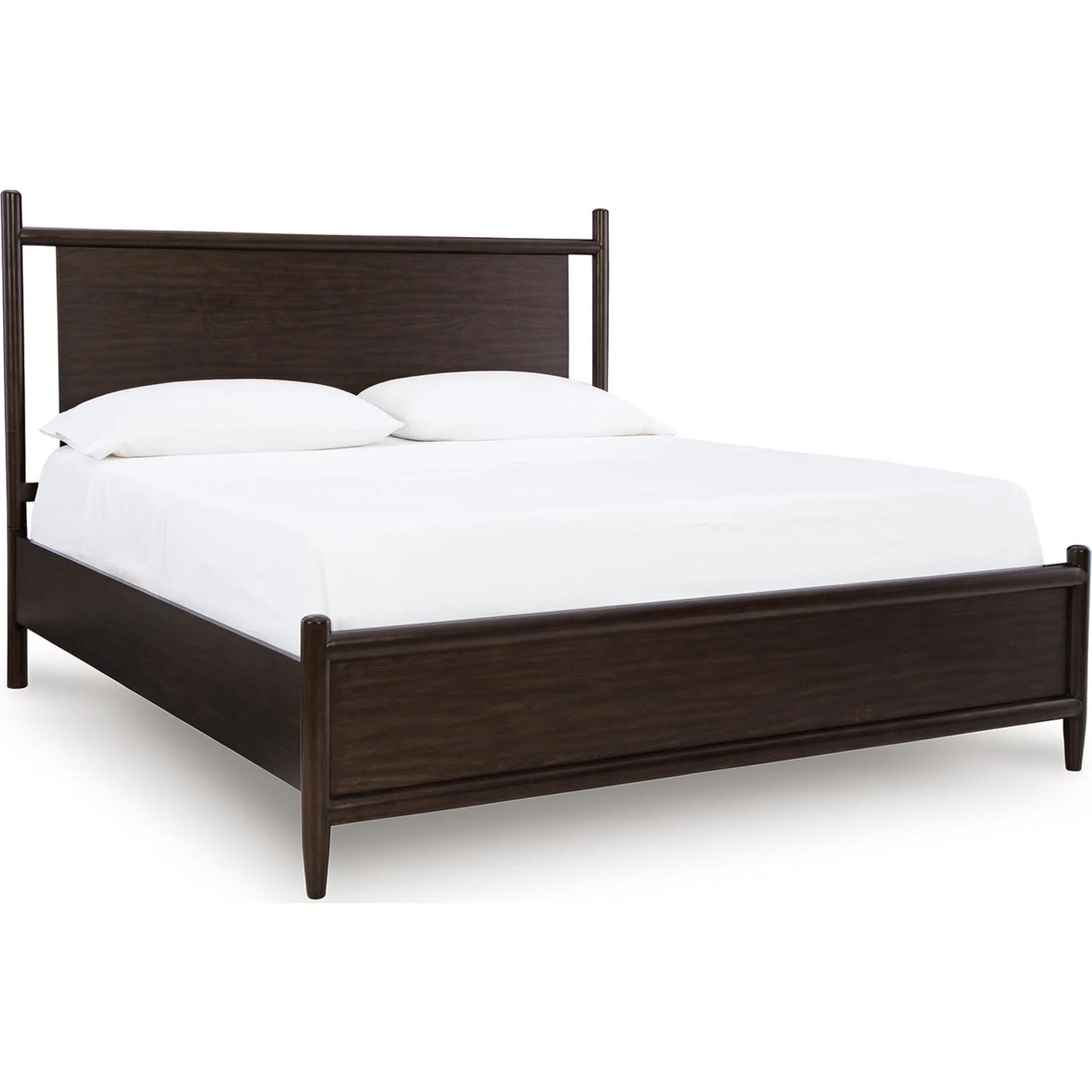 Dantenton King Panel Bed - Merlot - Image 3