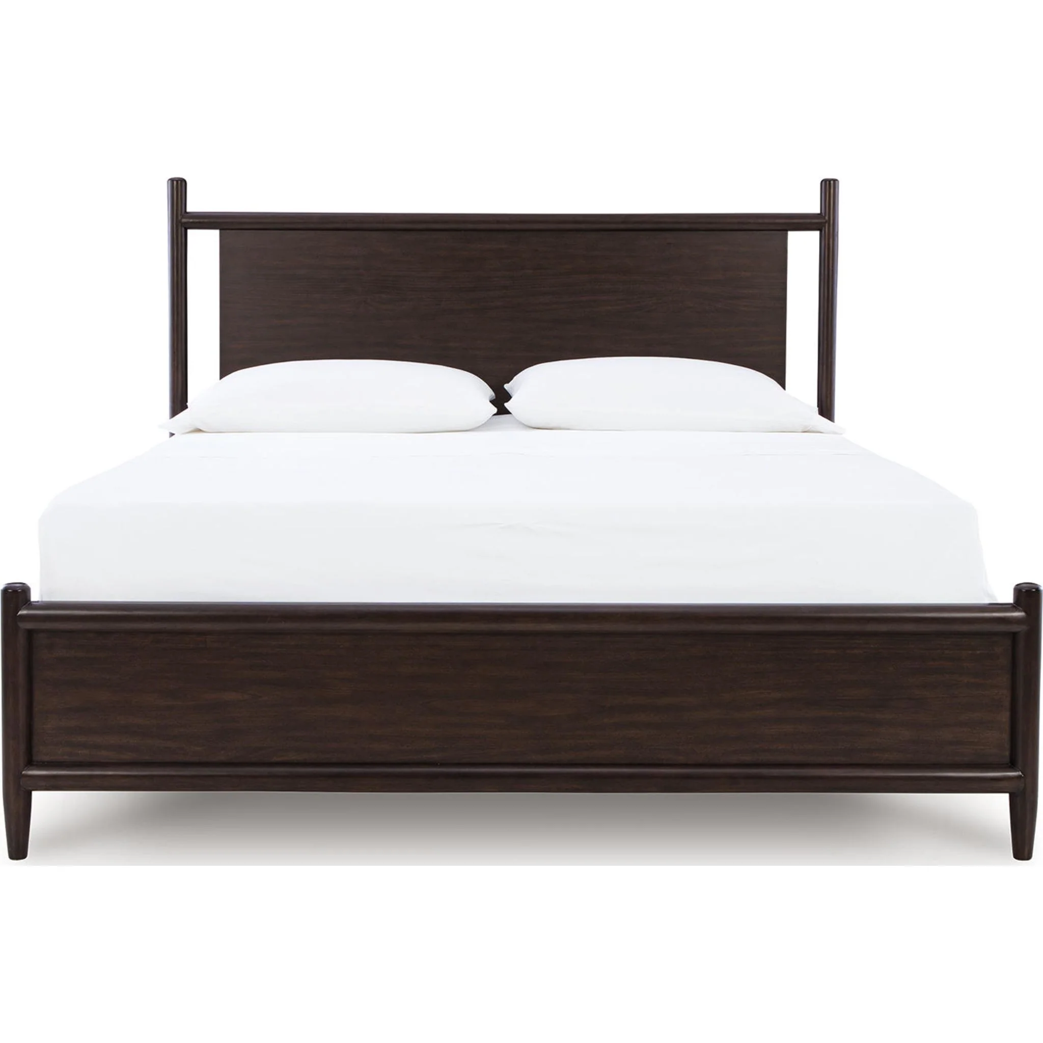 Dantenton King Panel Bed - Merlot - Image 4